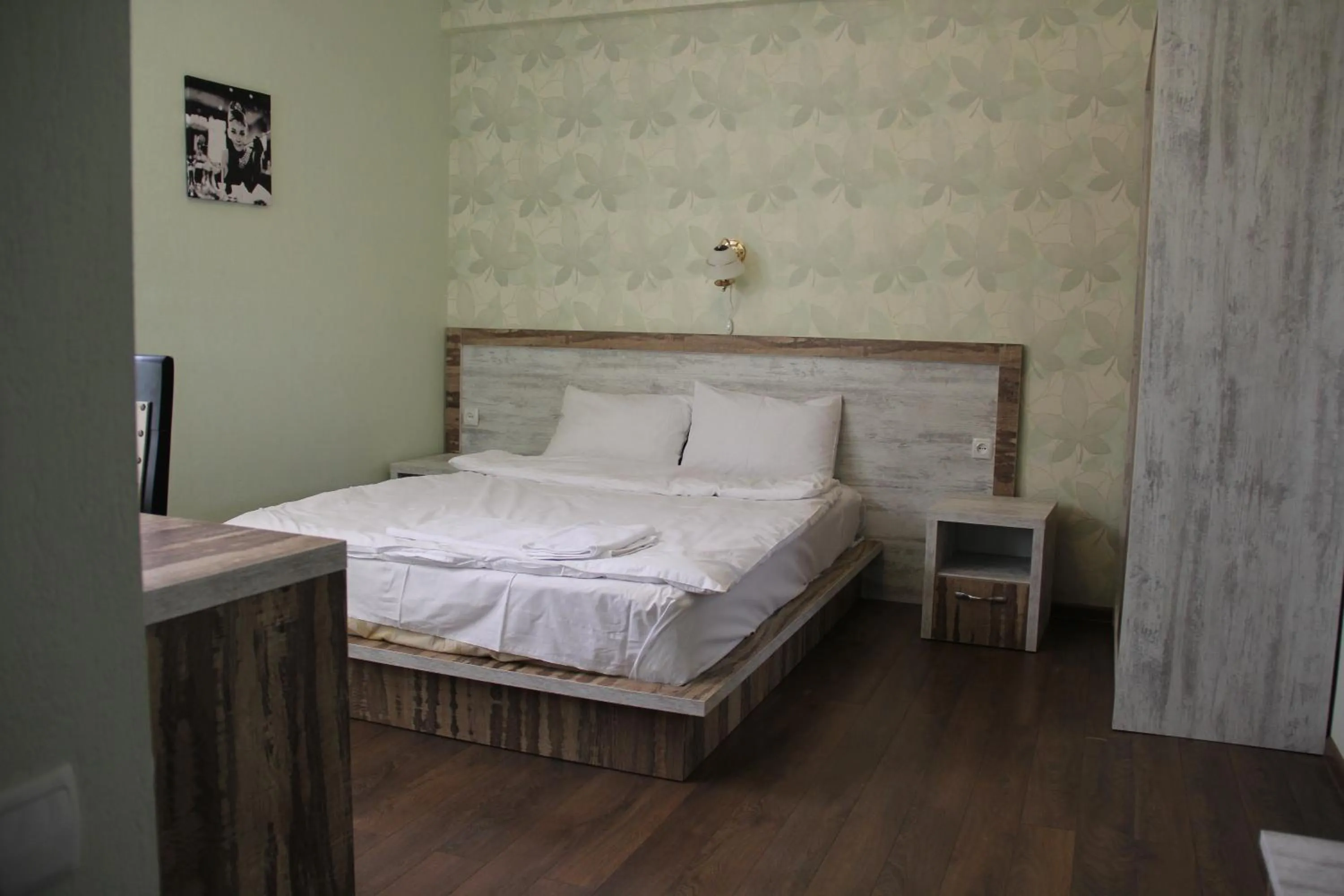 Bed in Hotel Tiflis