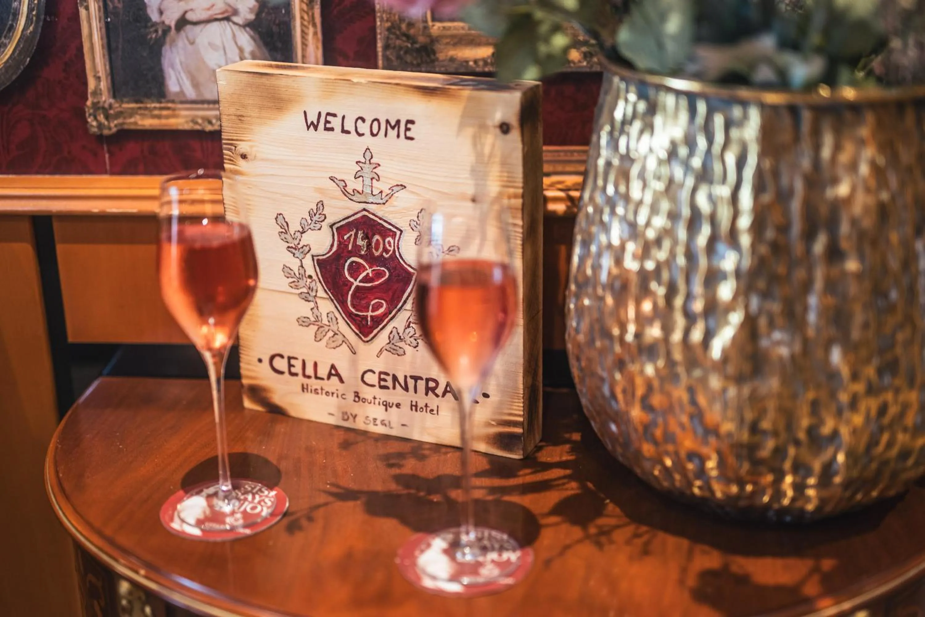 Drinks in Cella Central Historic Boutique Hotel