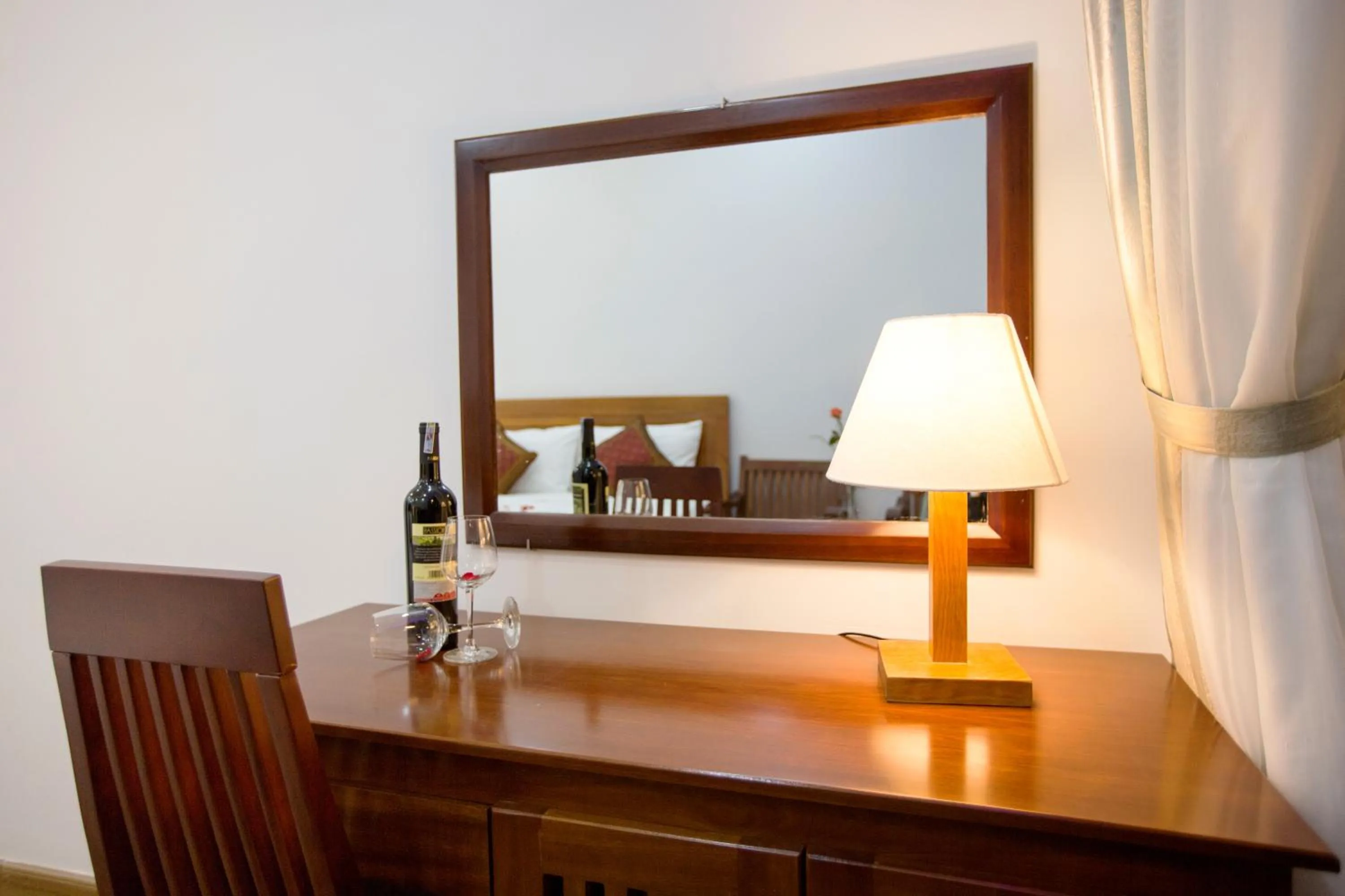 Seating area, Bed in Hoi An Sun Lake Villa