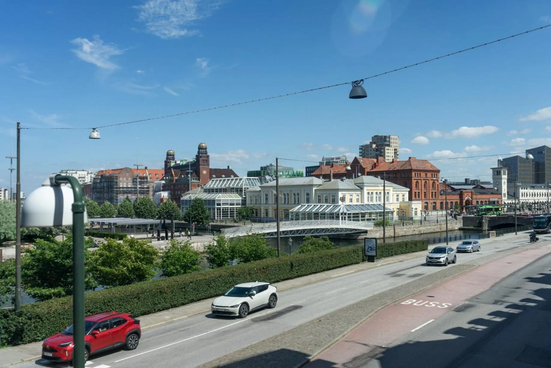 City view in The Duxiana Malmö