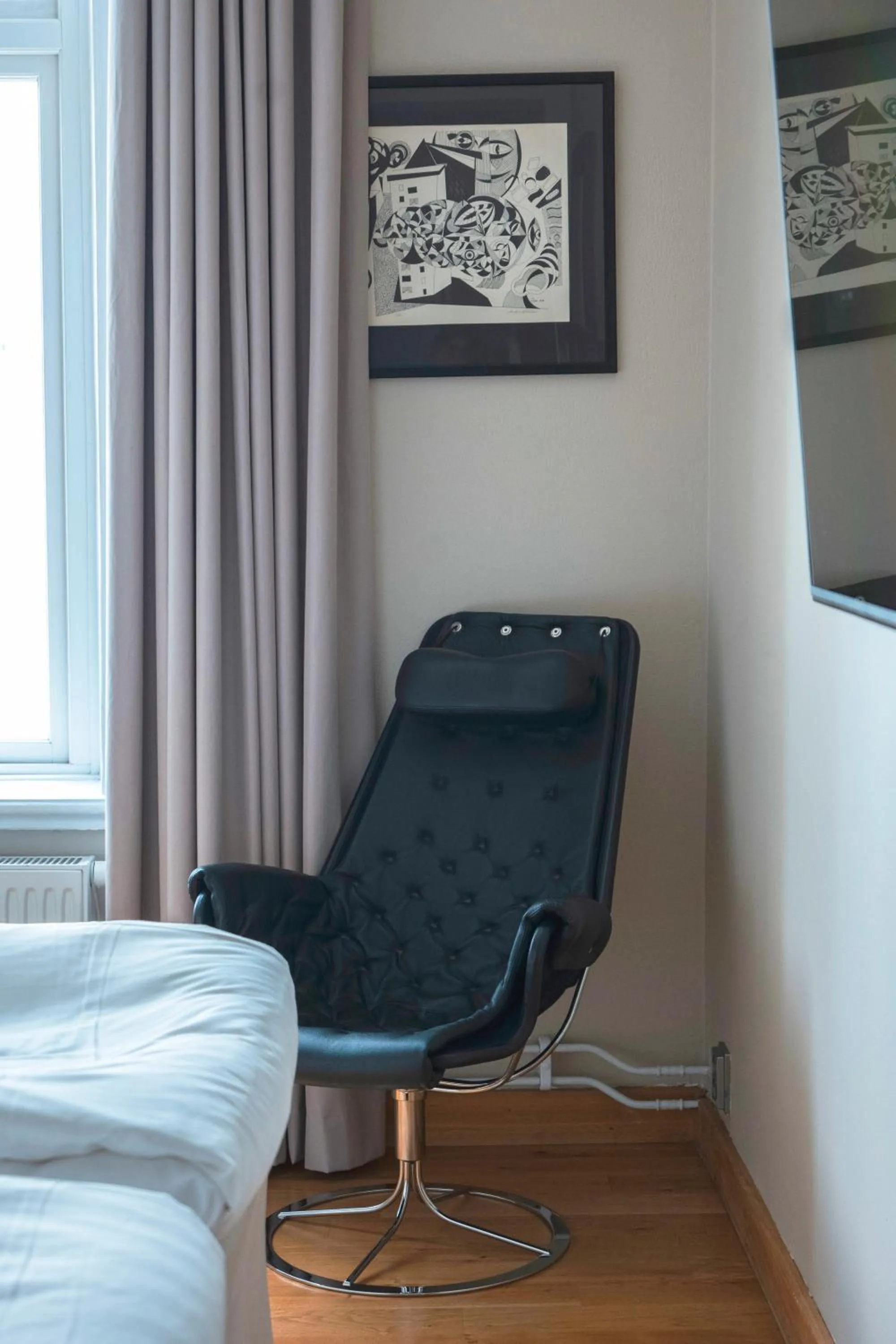 Seating area in The Duxiana Malmö