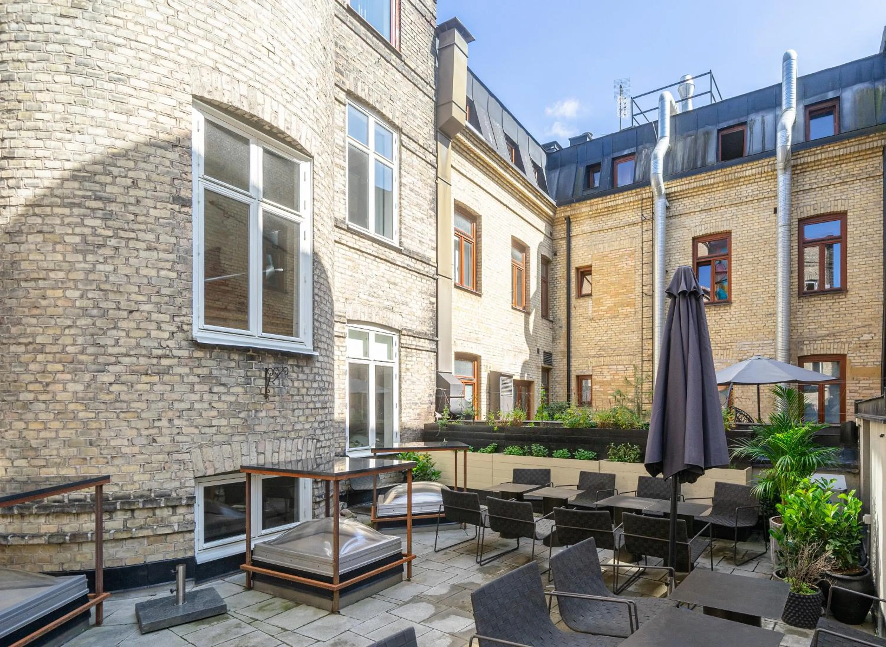 Inner courtyard view in TwentySix