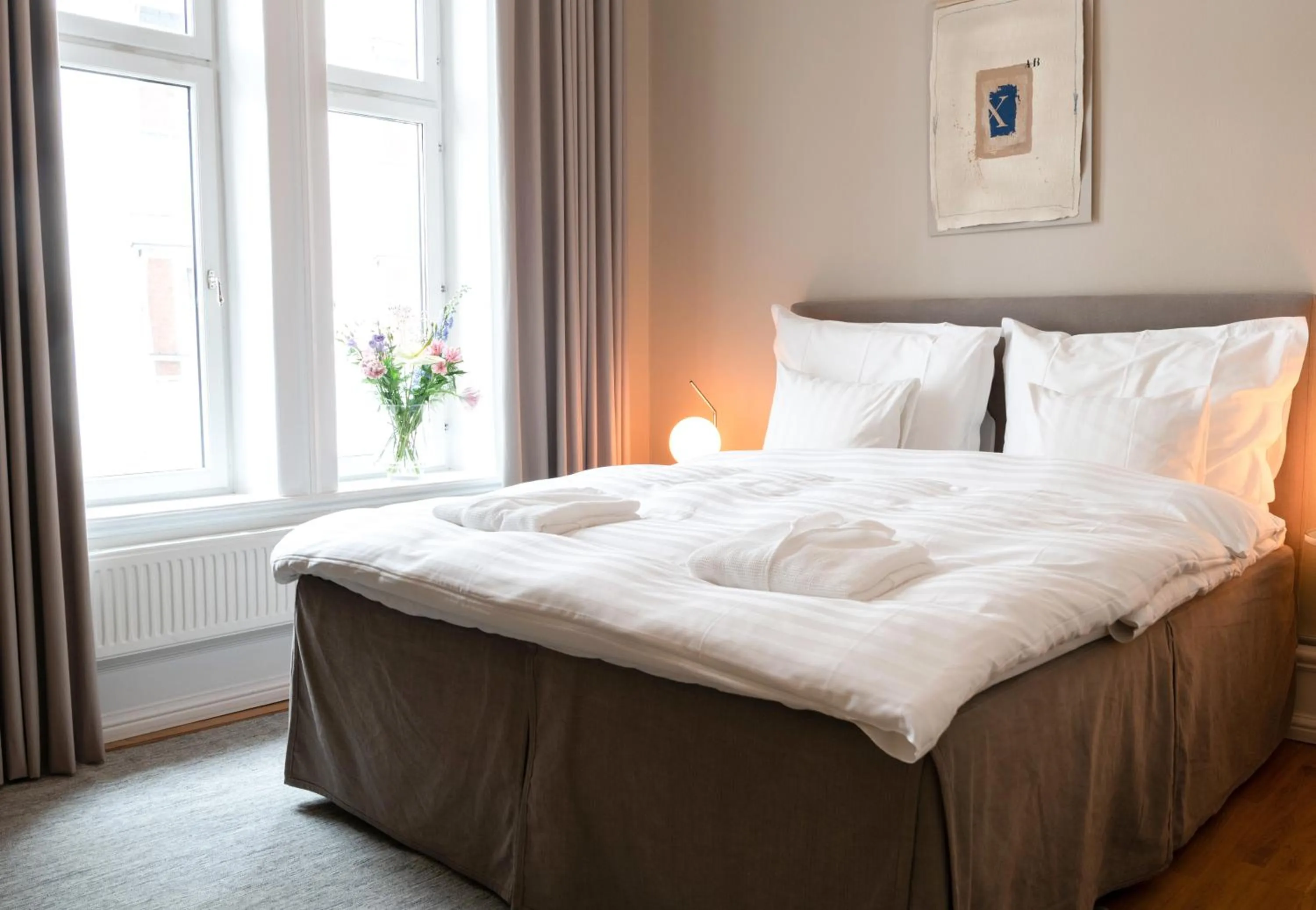 Bedroom, Bed in The Duxiana Malmö