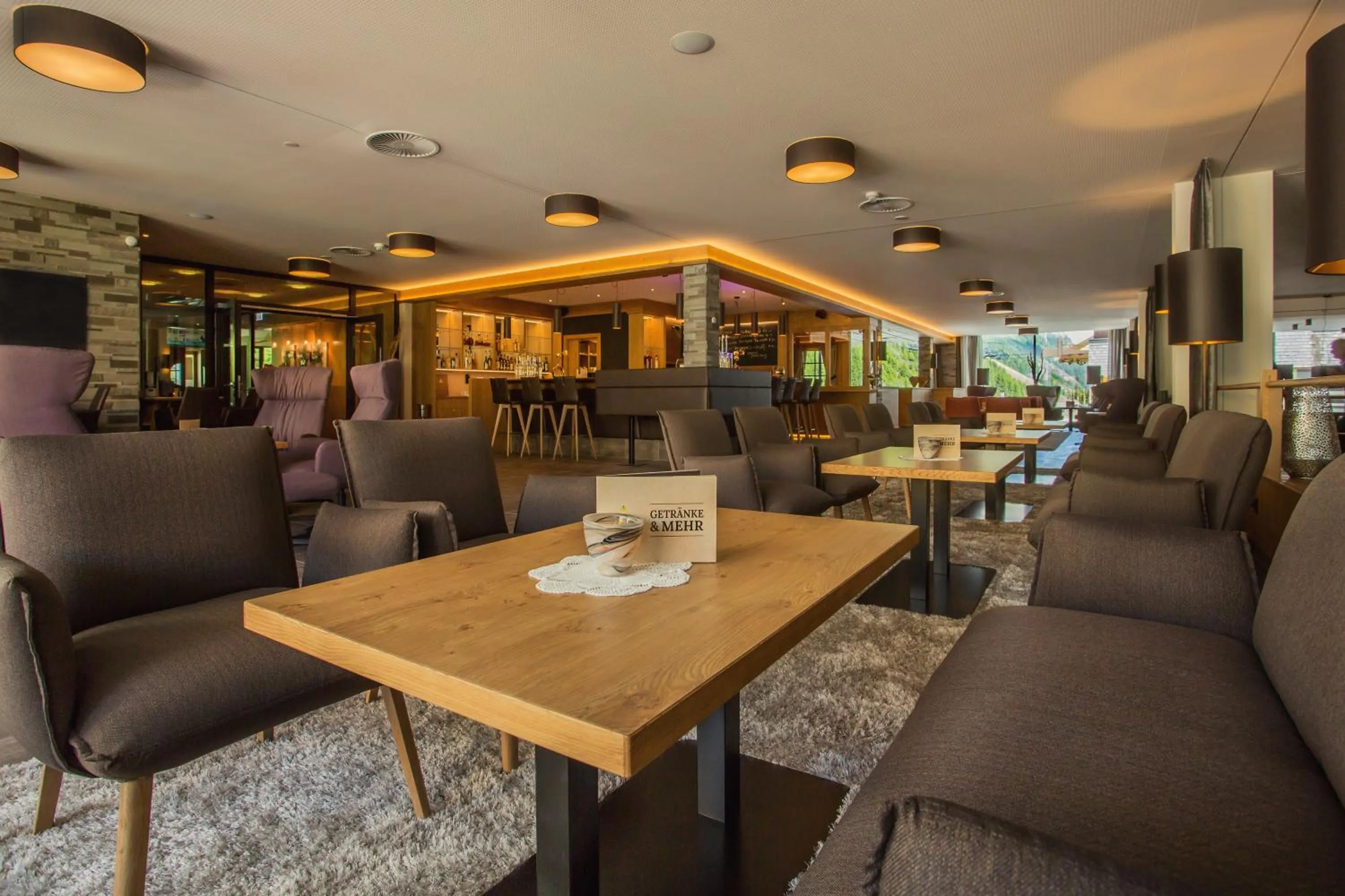 Lobby or reception in DAS VIER Sport,- und Wellnesshotel