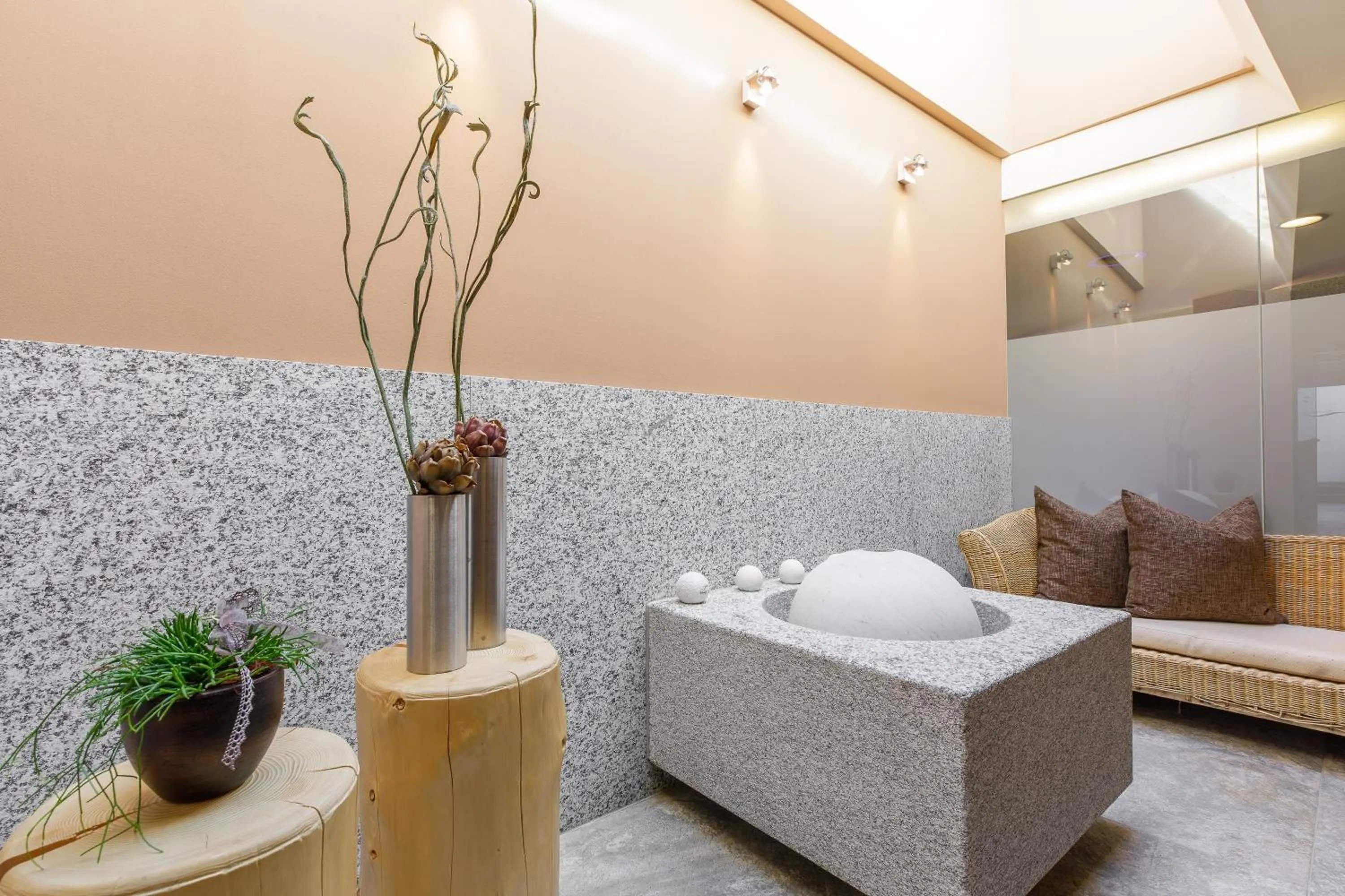 Spa and wellness centre/facilities in Hotel Vier Jahreszeiten