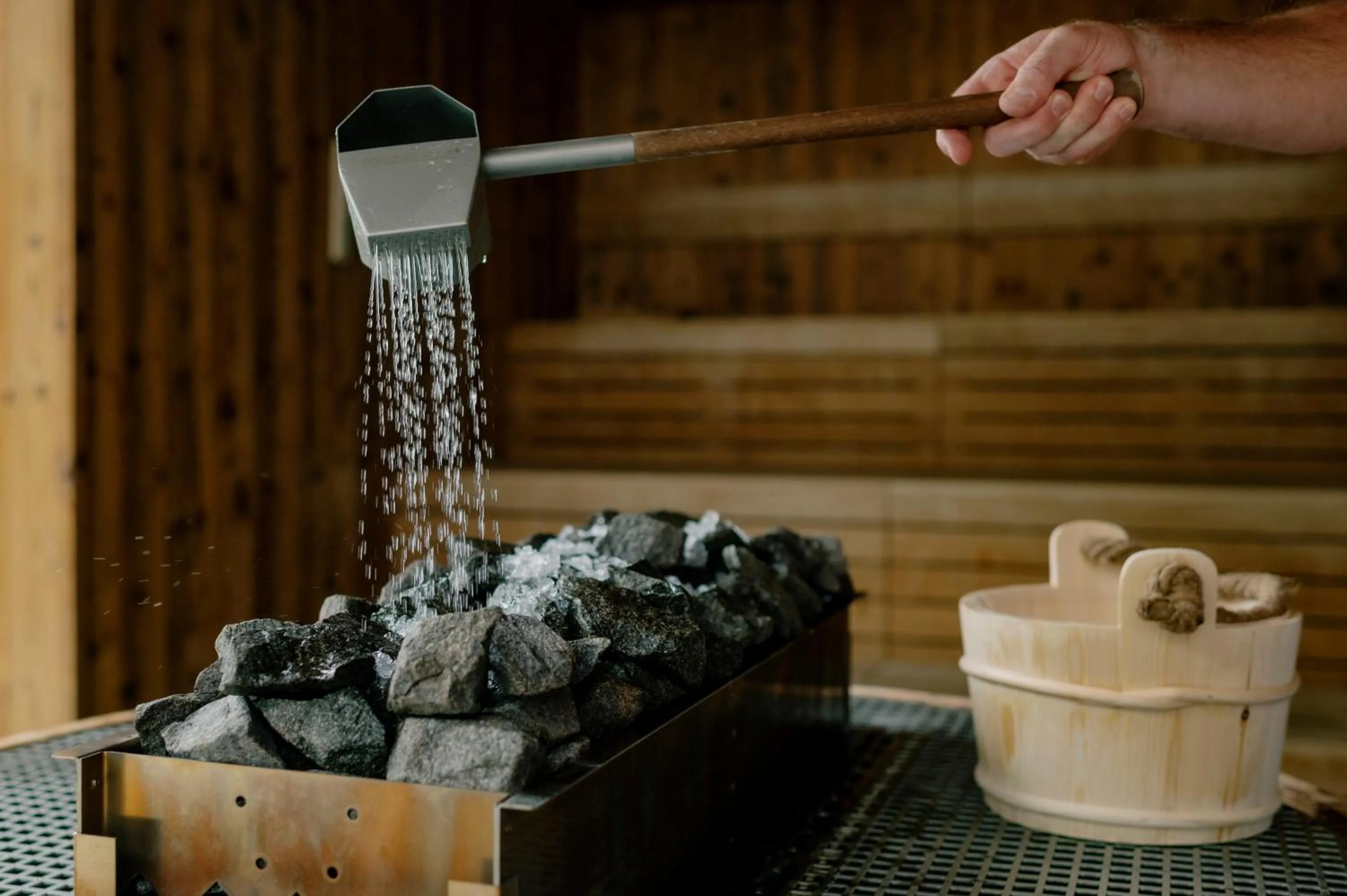 Sauna in DAS VIER Sport,- und Wellnesshotel