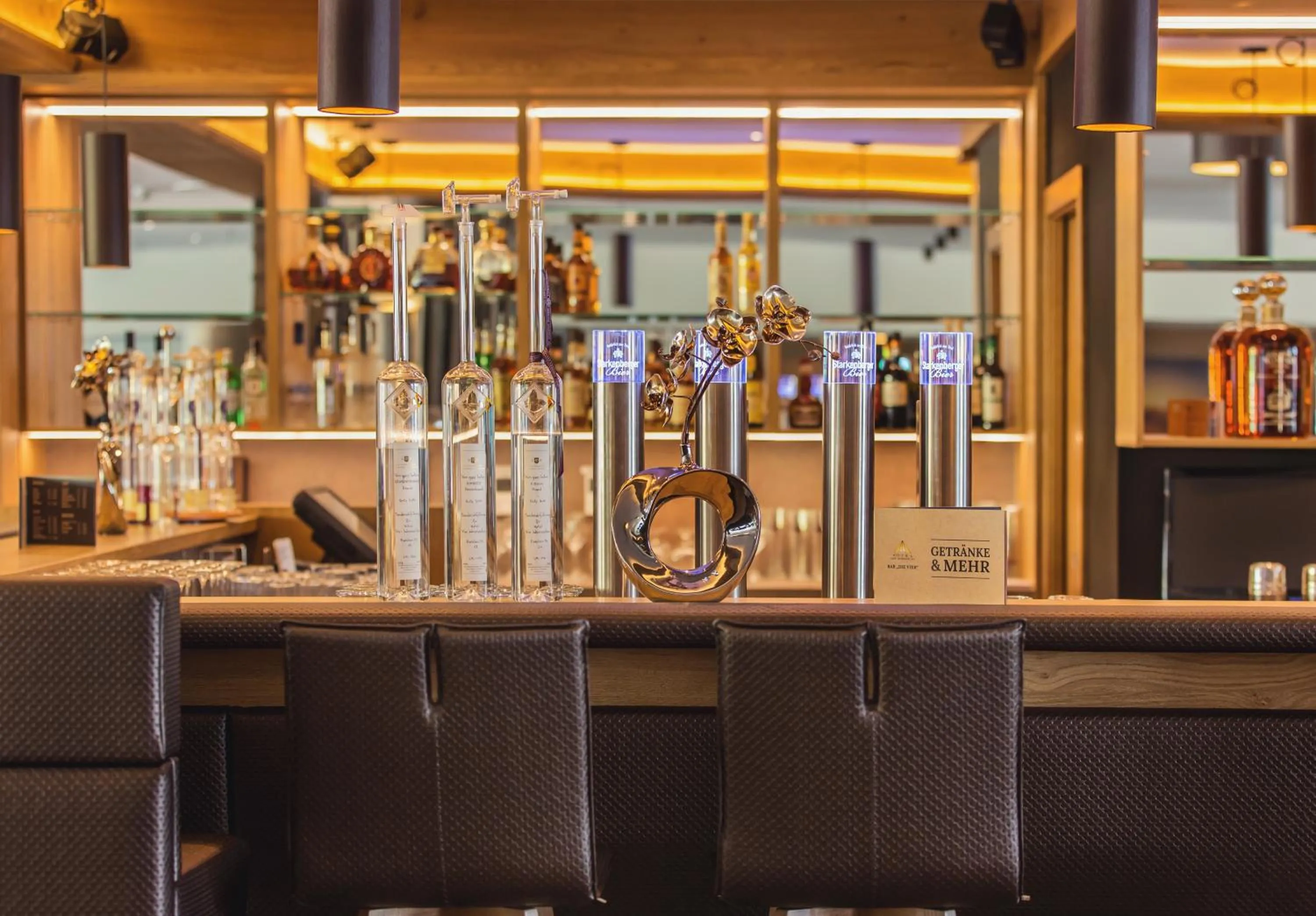 Lounge or bar in DAS VIER Sport,- und Wellnesshotel