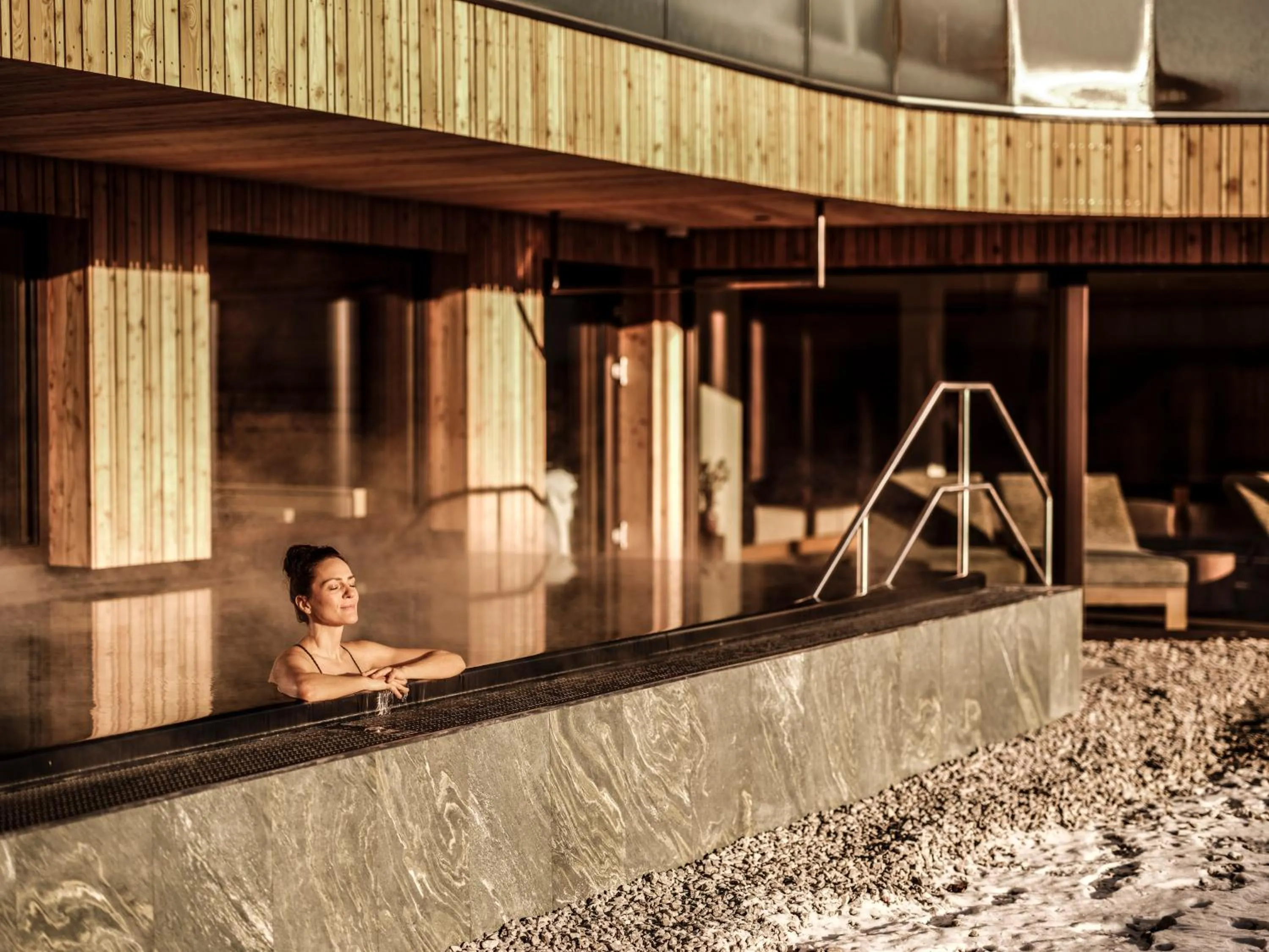 Swimming pool in SPA & Naturhotel Outside