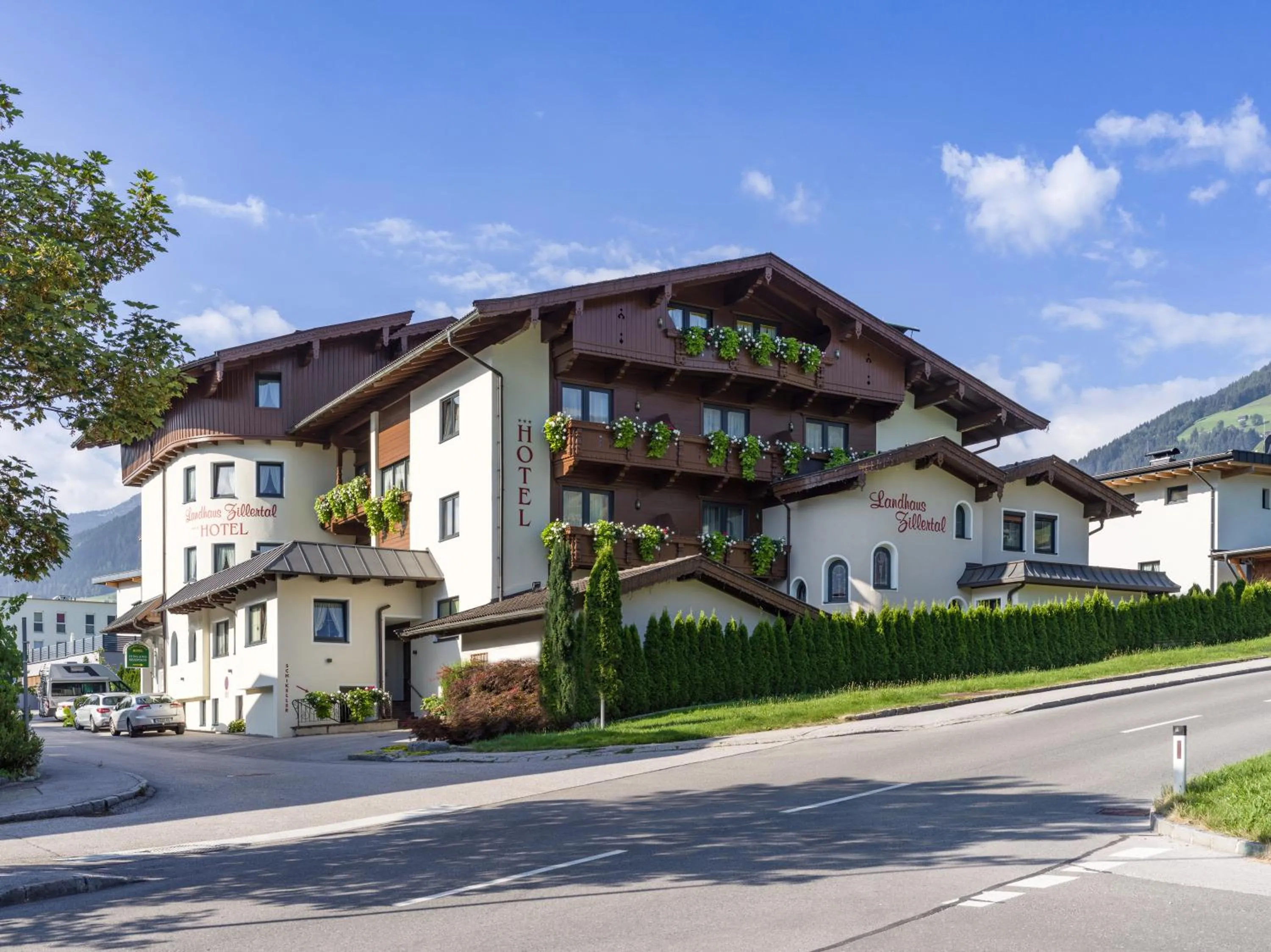 Property building in Hotel Landhaus Zillertal