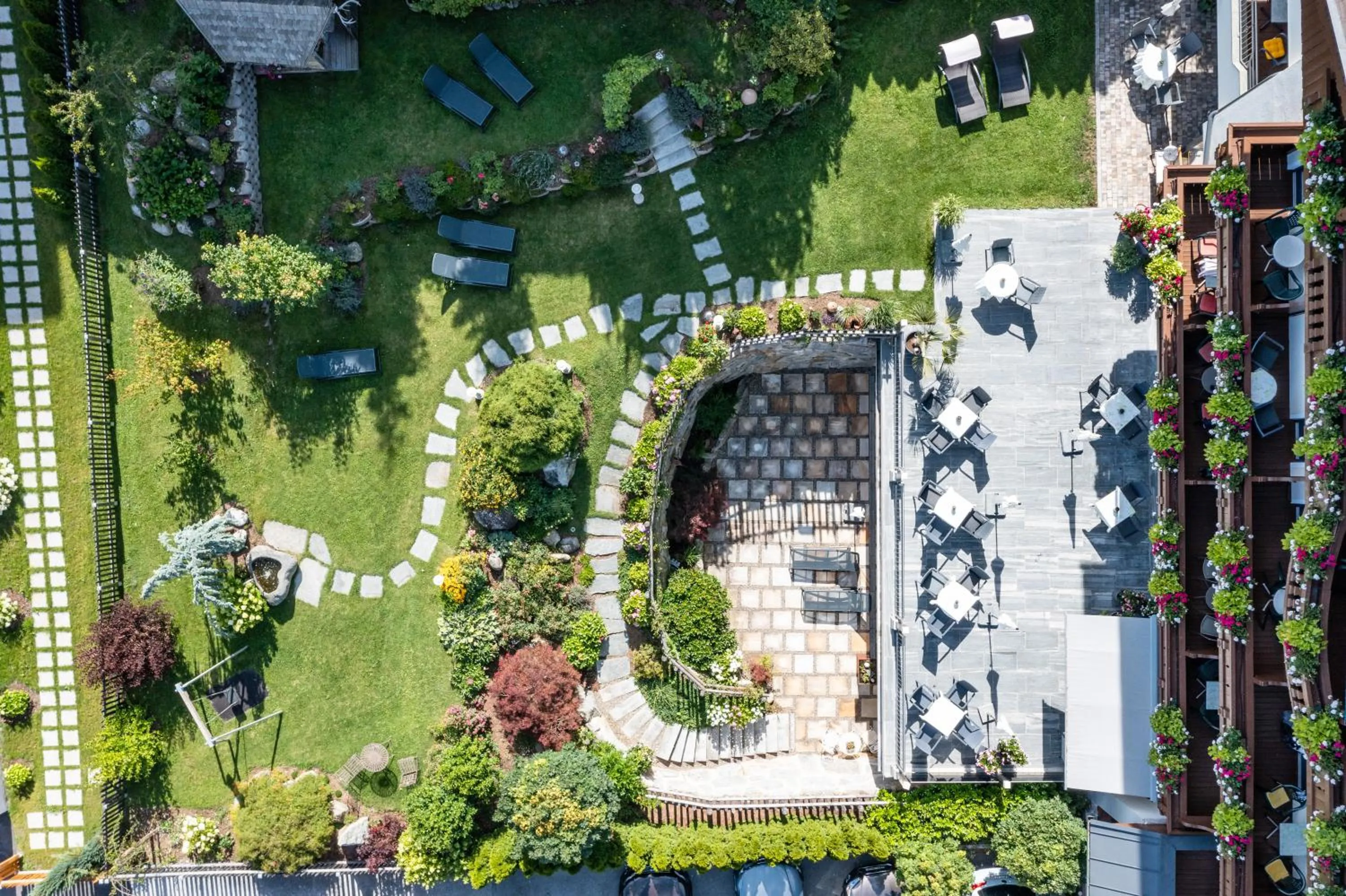 Bird's eye view in Hotel Landhaus Zillertal