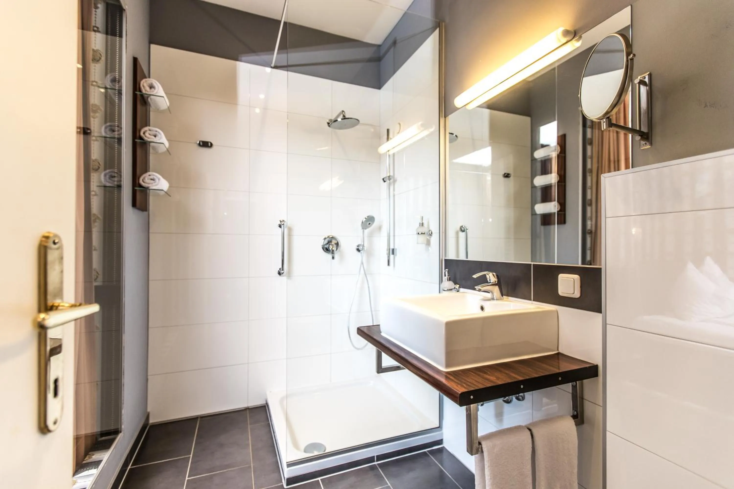 Bathroom in Landidyll-Hotel Nudelbacher