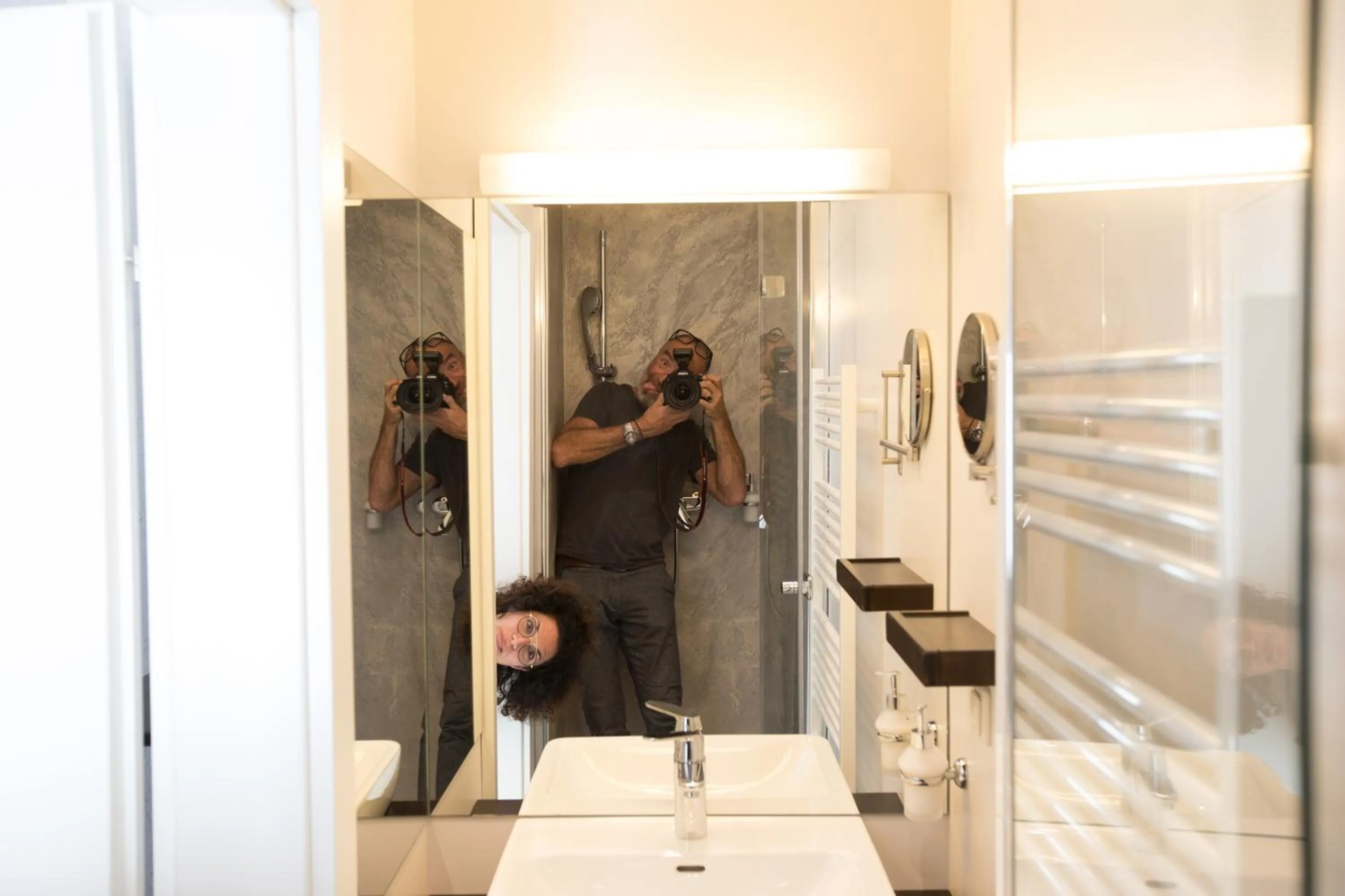 Bathroom in Landidyll-Hotel Nudelbacher