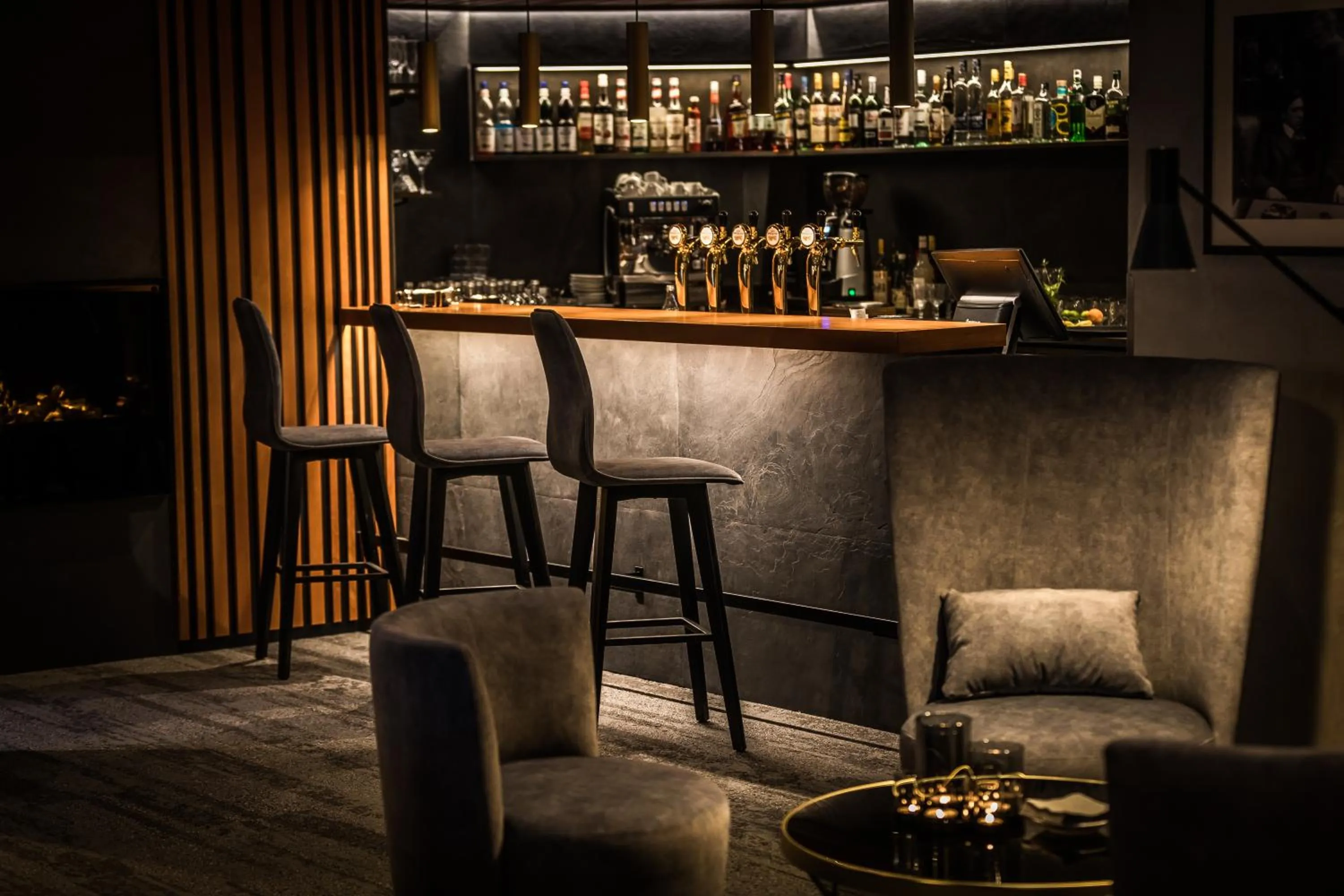 Lounge or bar in Landidyll-Hotel Nudelbacher