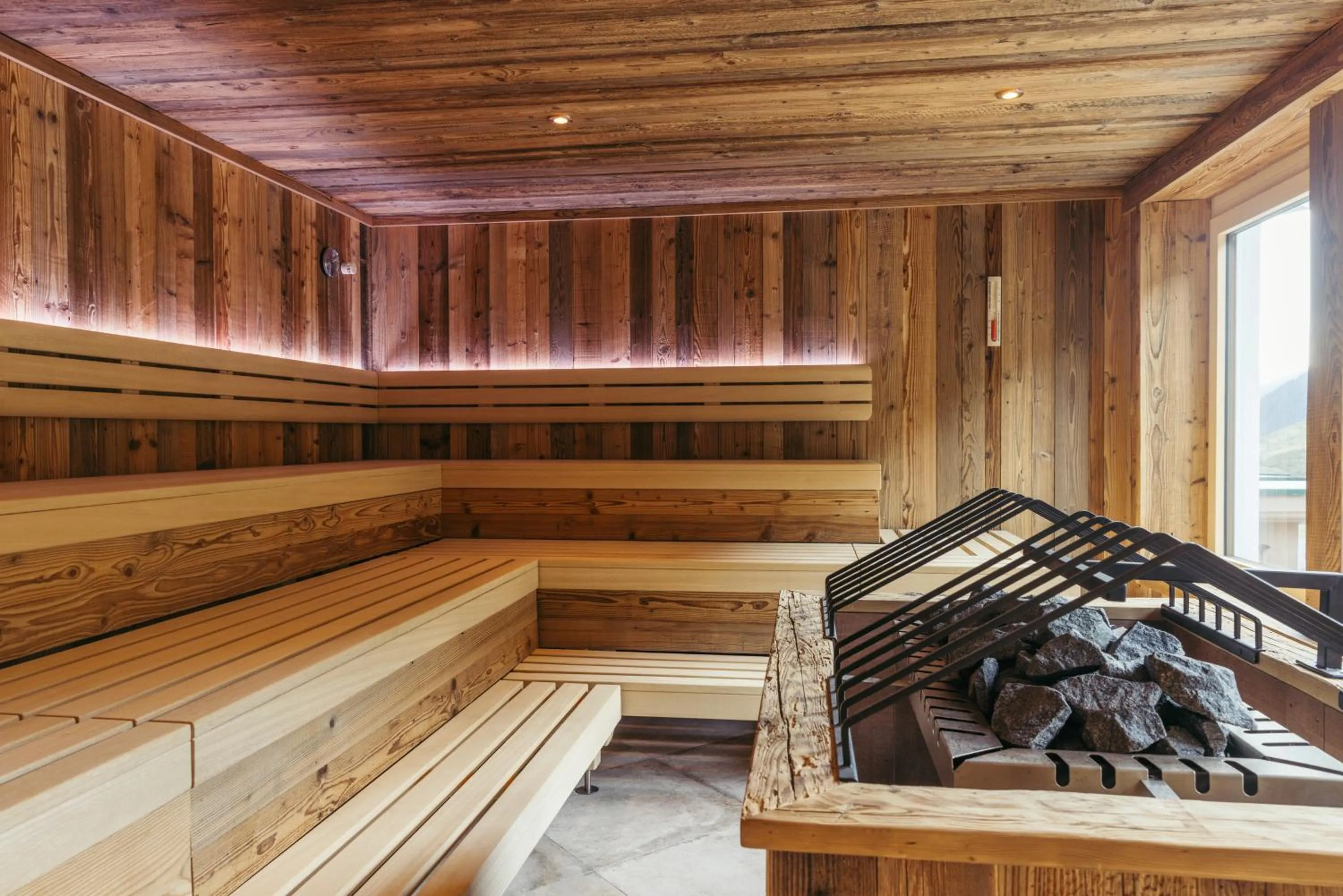 Sauna in Hotel Neuhintertux 4 Sterne superior
