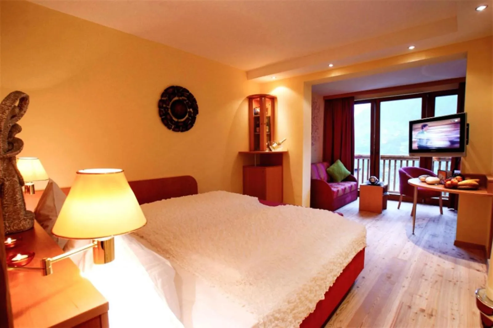 TV and multimedia, Bed in Der Kirchheimerhof - Superior