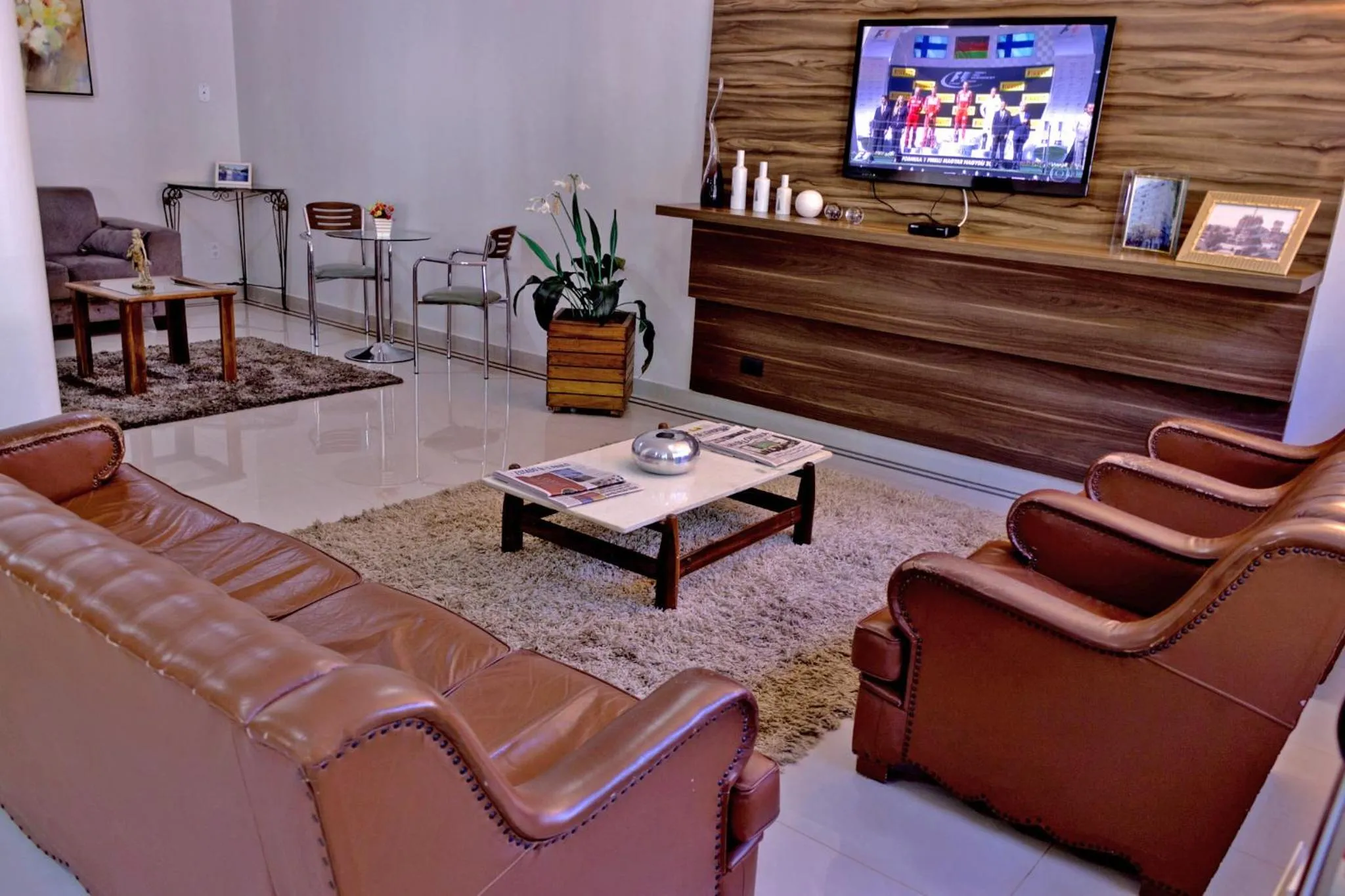 Lobby or reception in Hotel Santa Maria