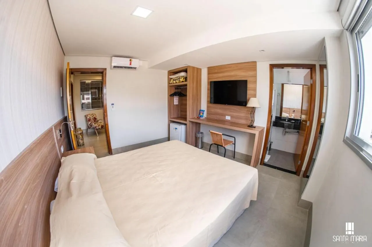 Bed in Hotel Santa Maria