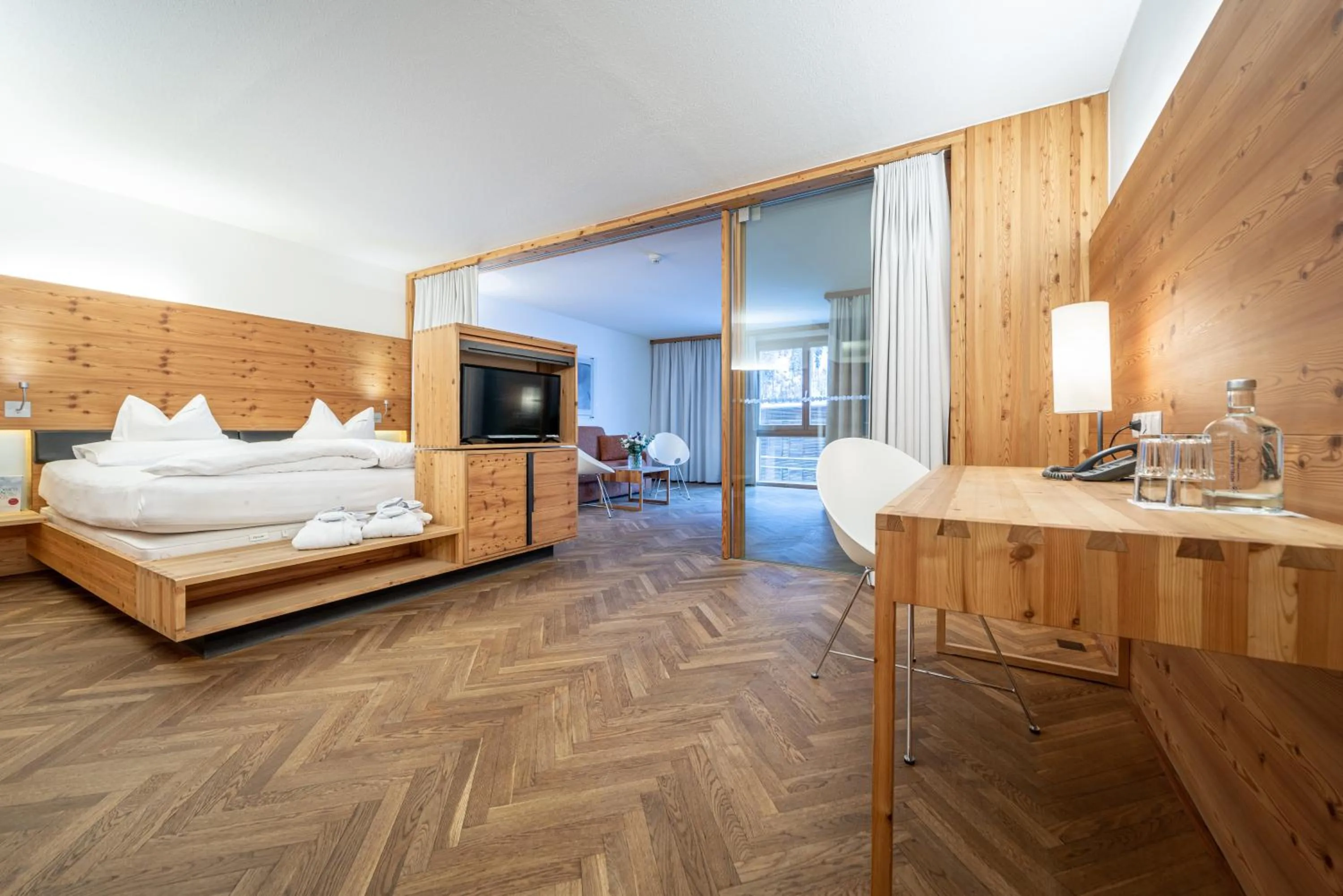 Bed in Hotel Liebe Sonne 4S