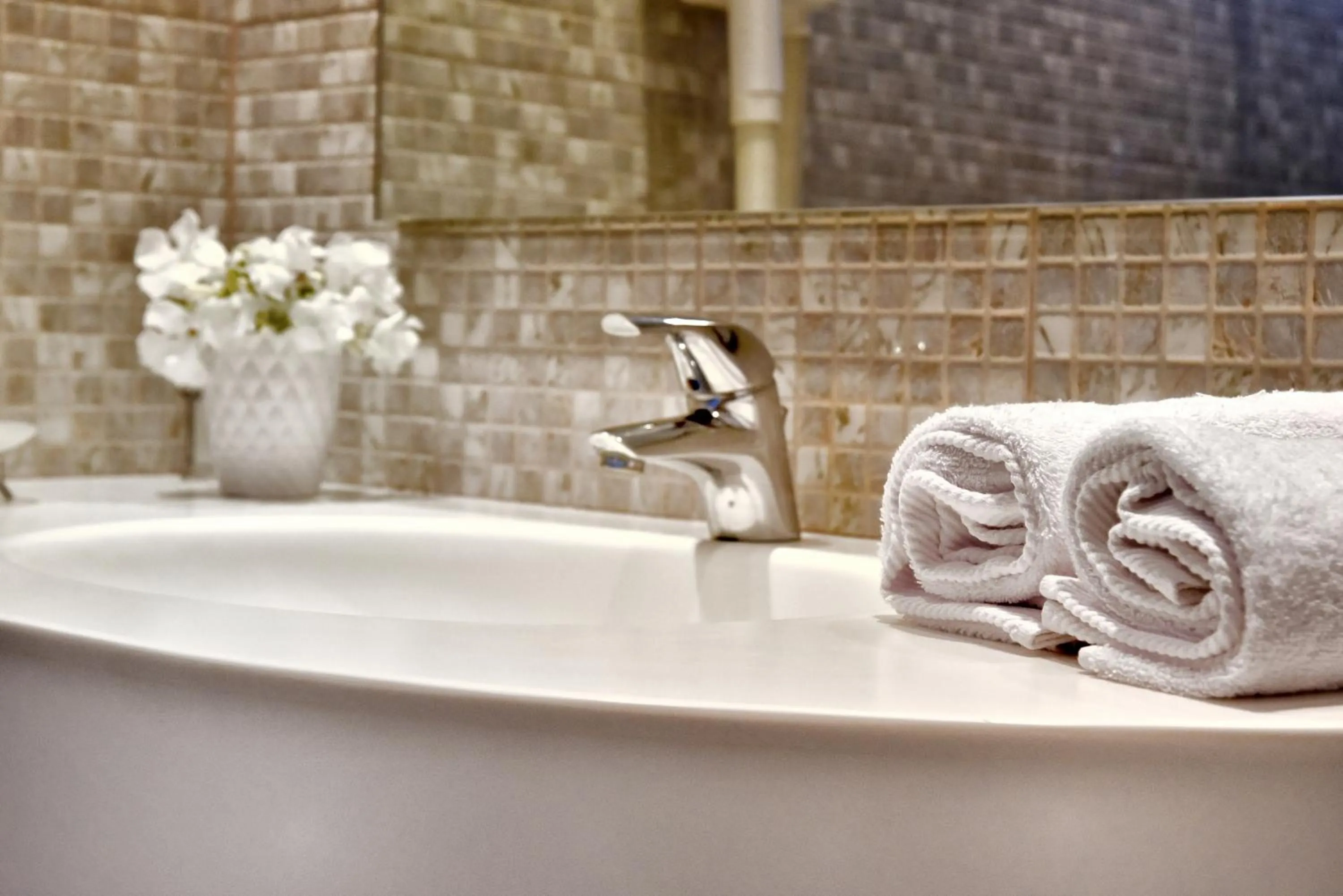 Bathroom in Hotel Korali