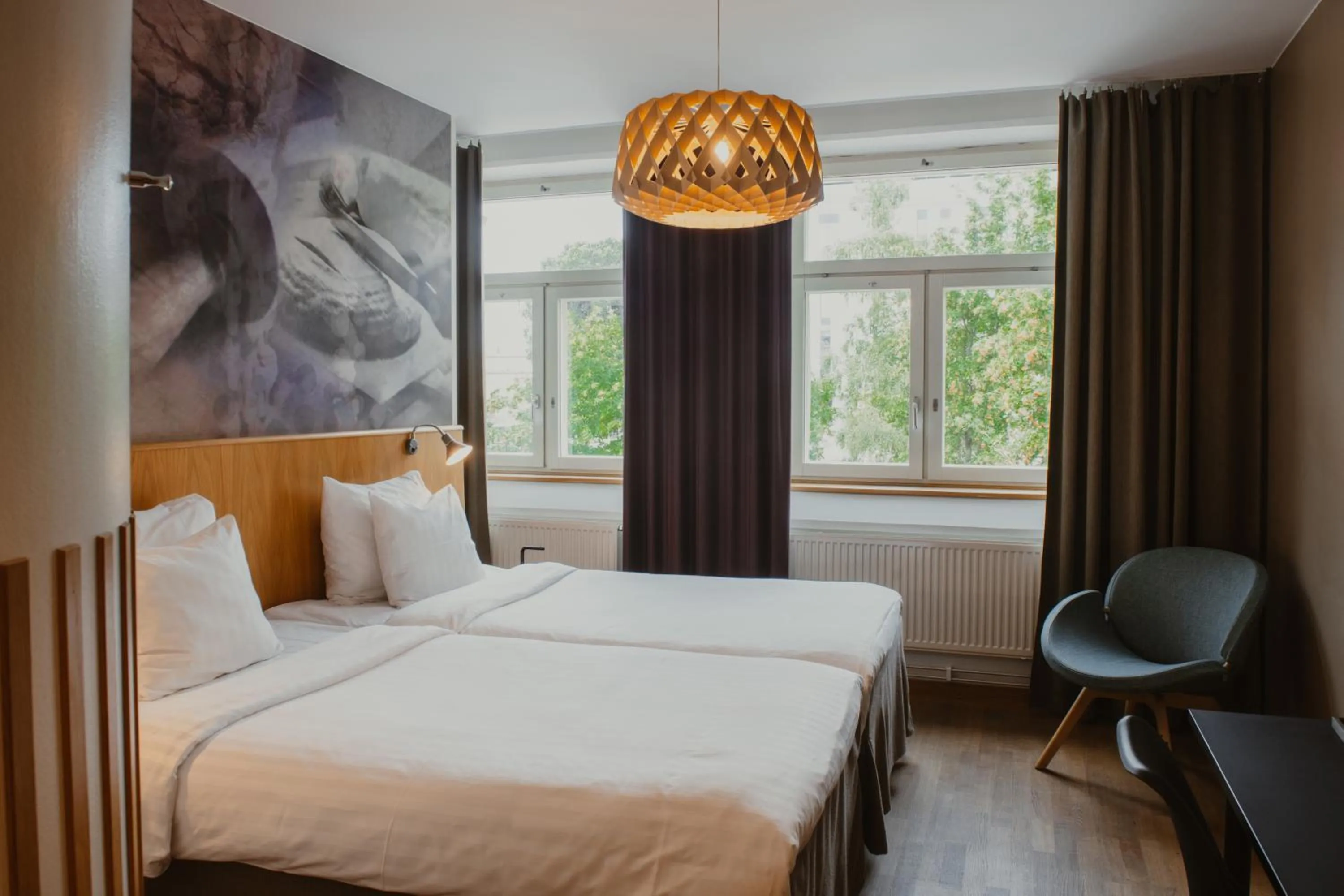 Property building, Bed in Home Hotel Uppsala