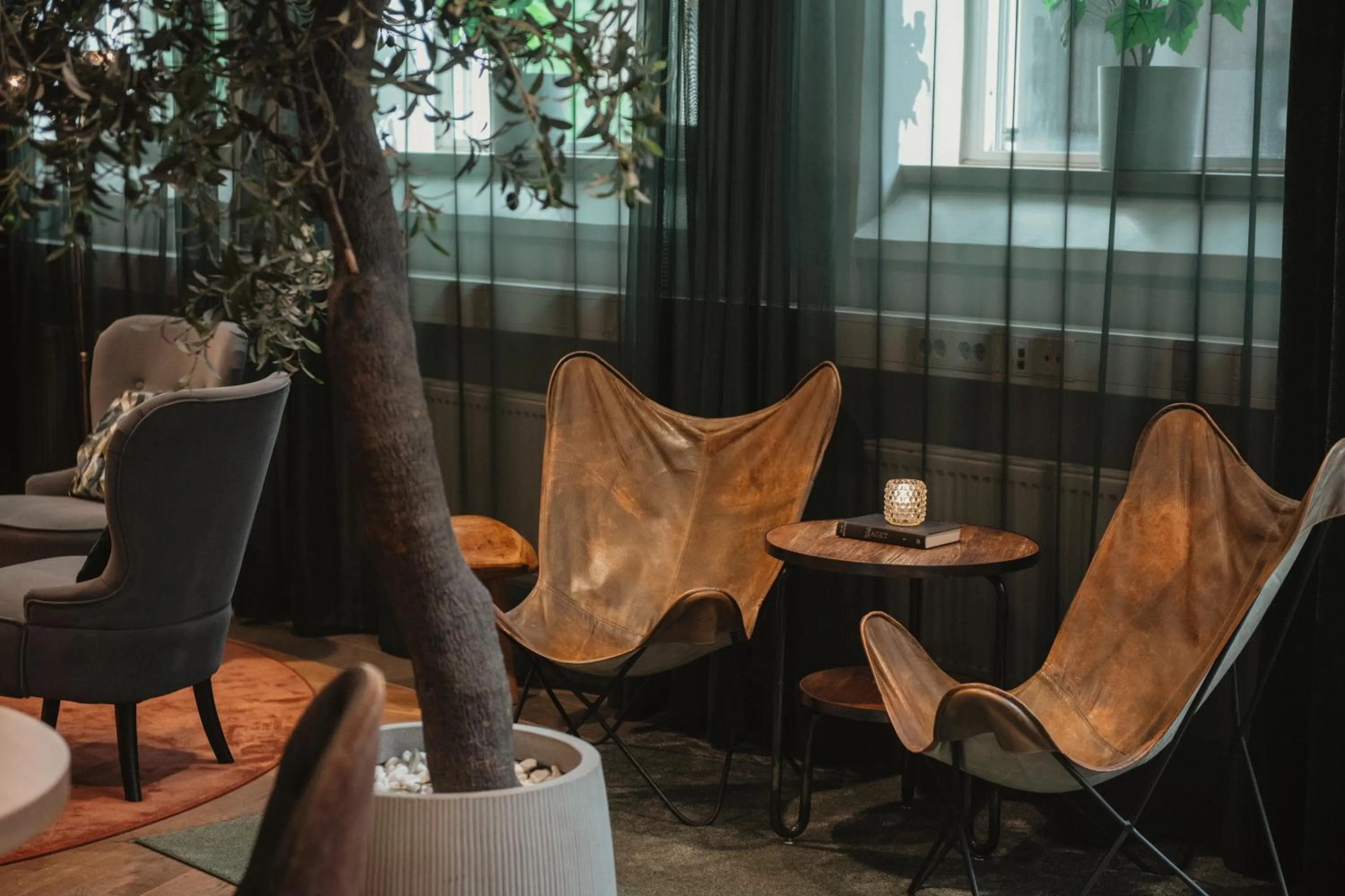 Seating area in Home Hotel Uppsala