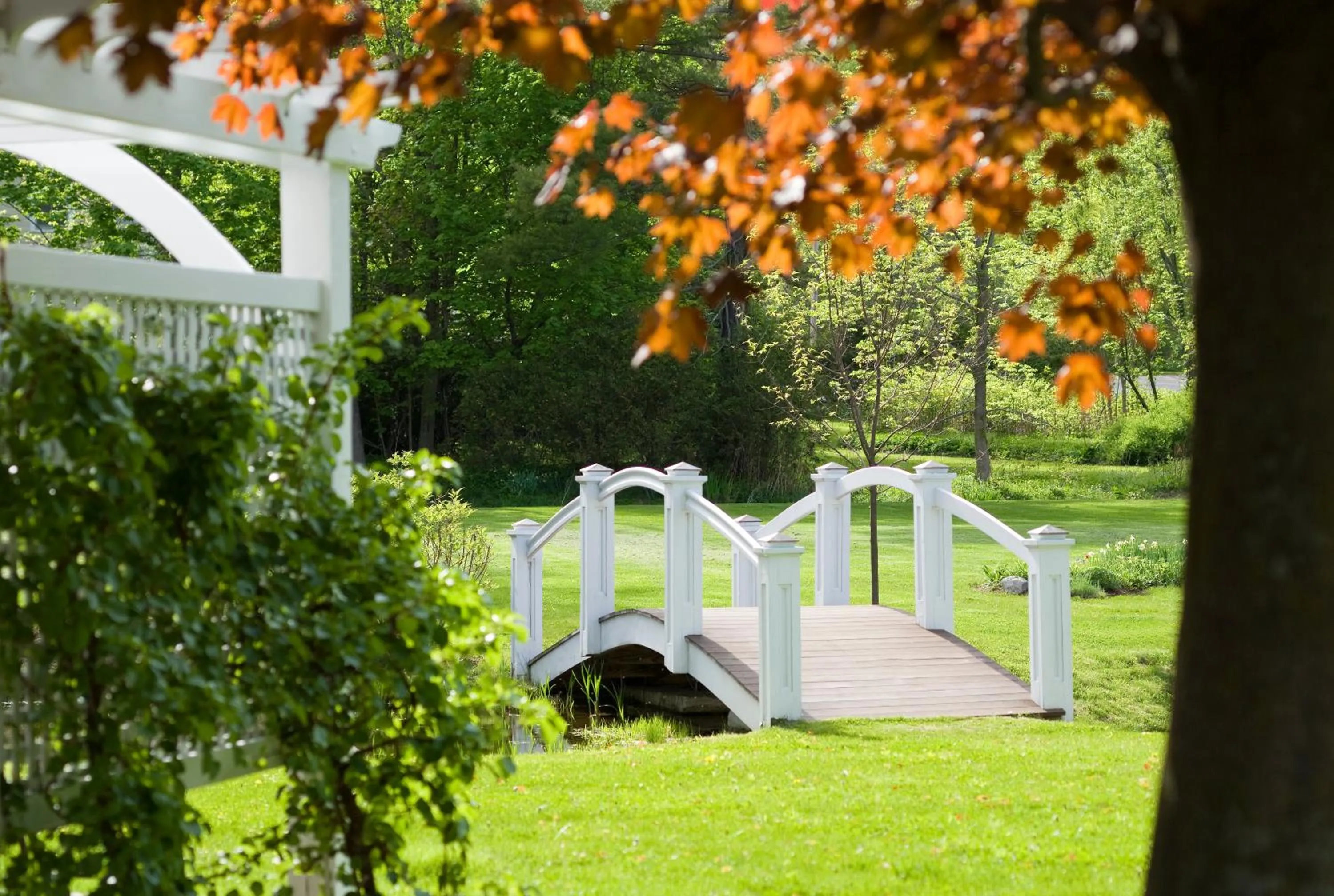 Garden in Reluctant Panther Inn & Restaurant