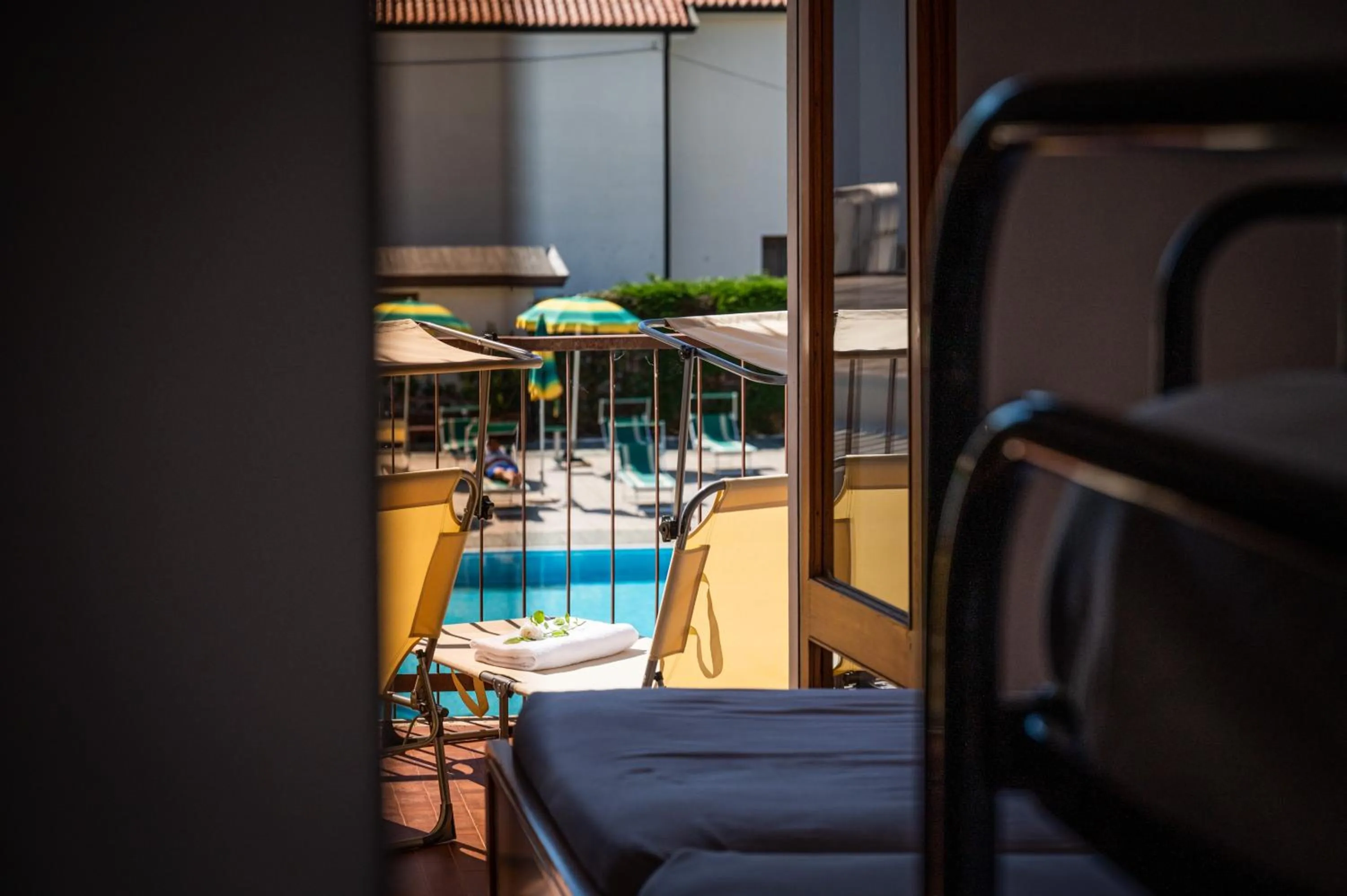 Pool view in Hotel Terme Posta Padova HOTEL RC12