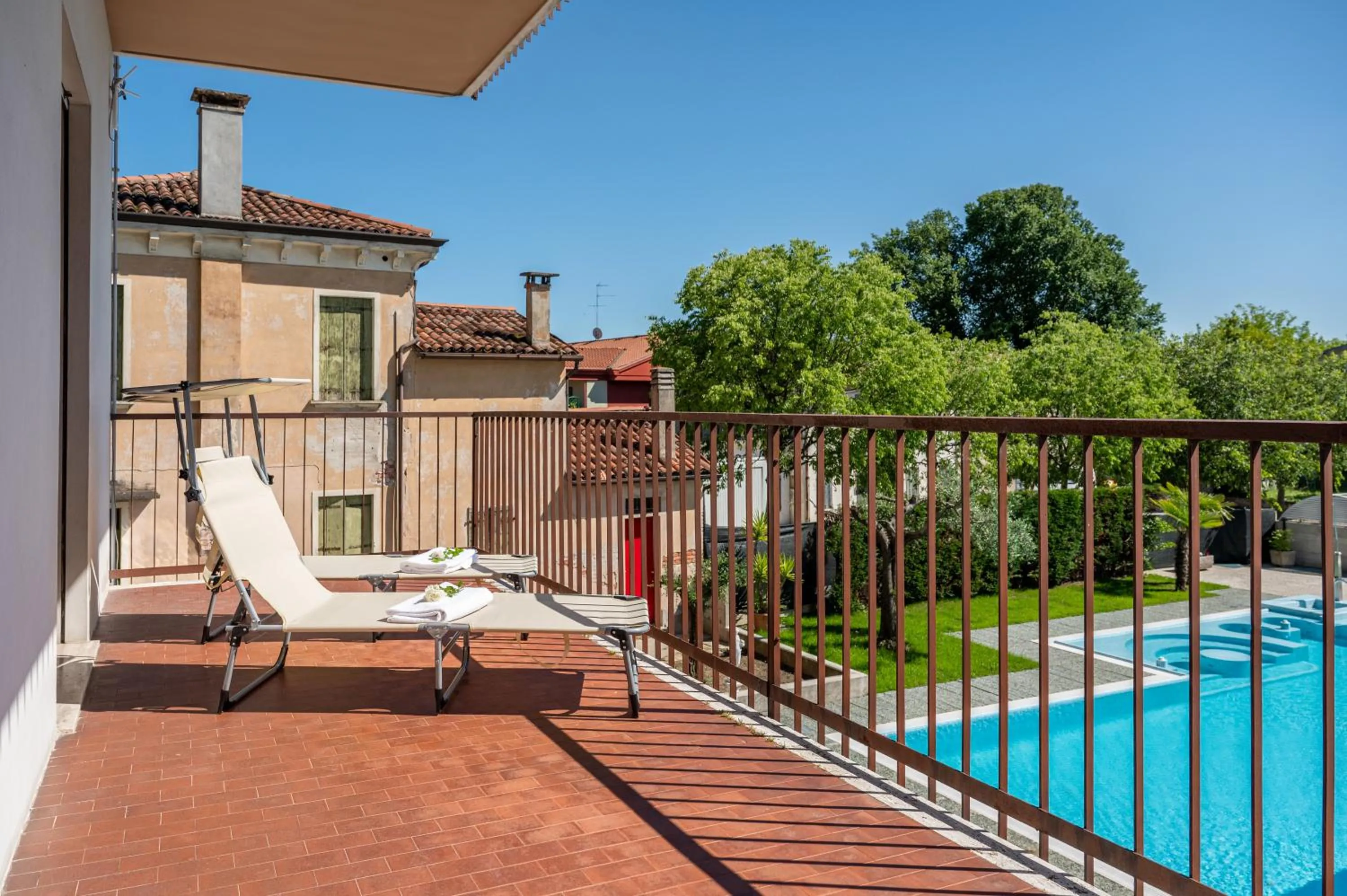 Balcony/Terrace in Hotel Terme Posta Padova HOTEL RC12