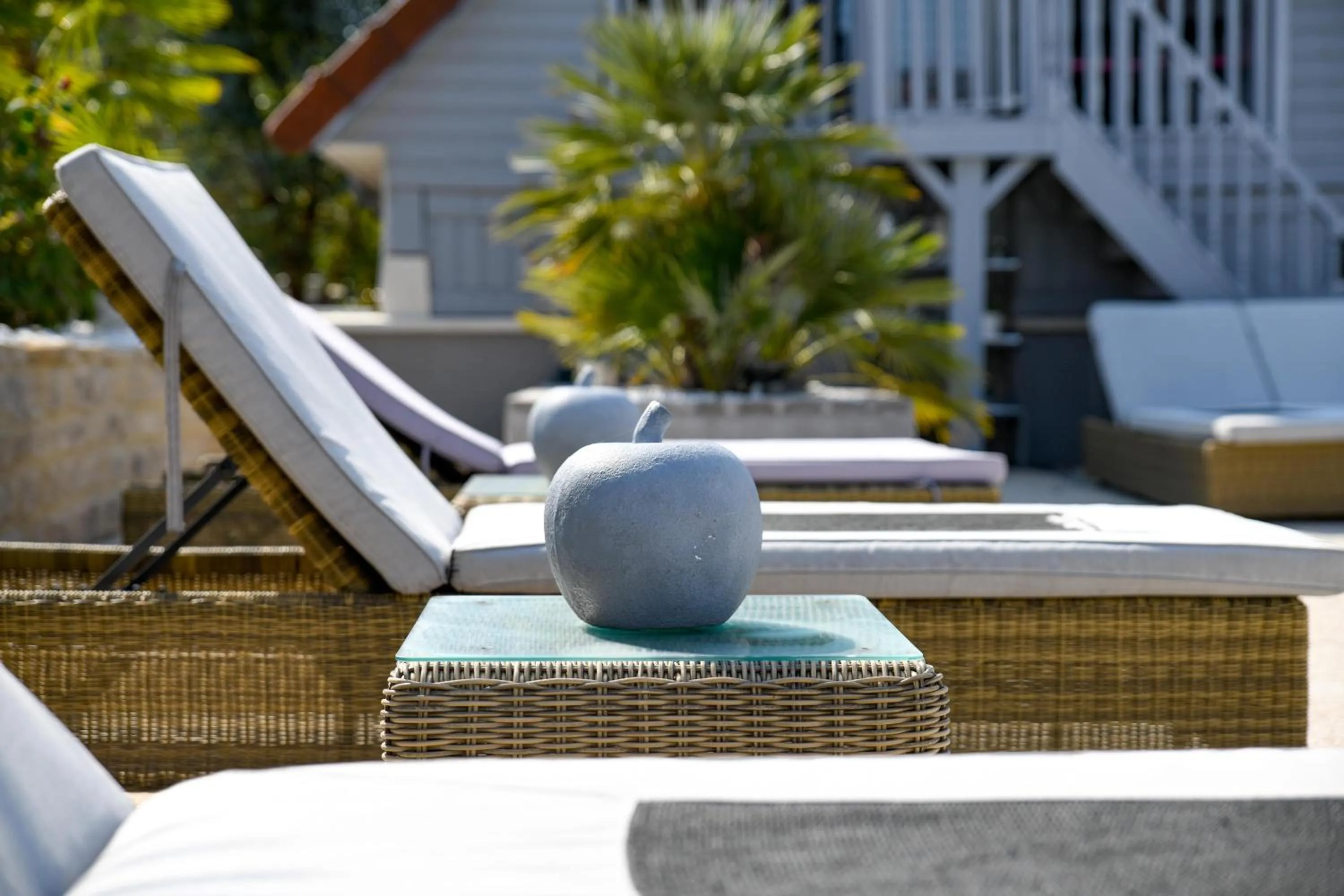 Swimming pool in Gîte de la Croix