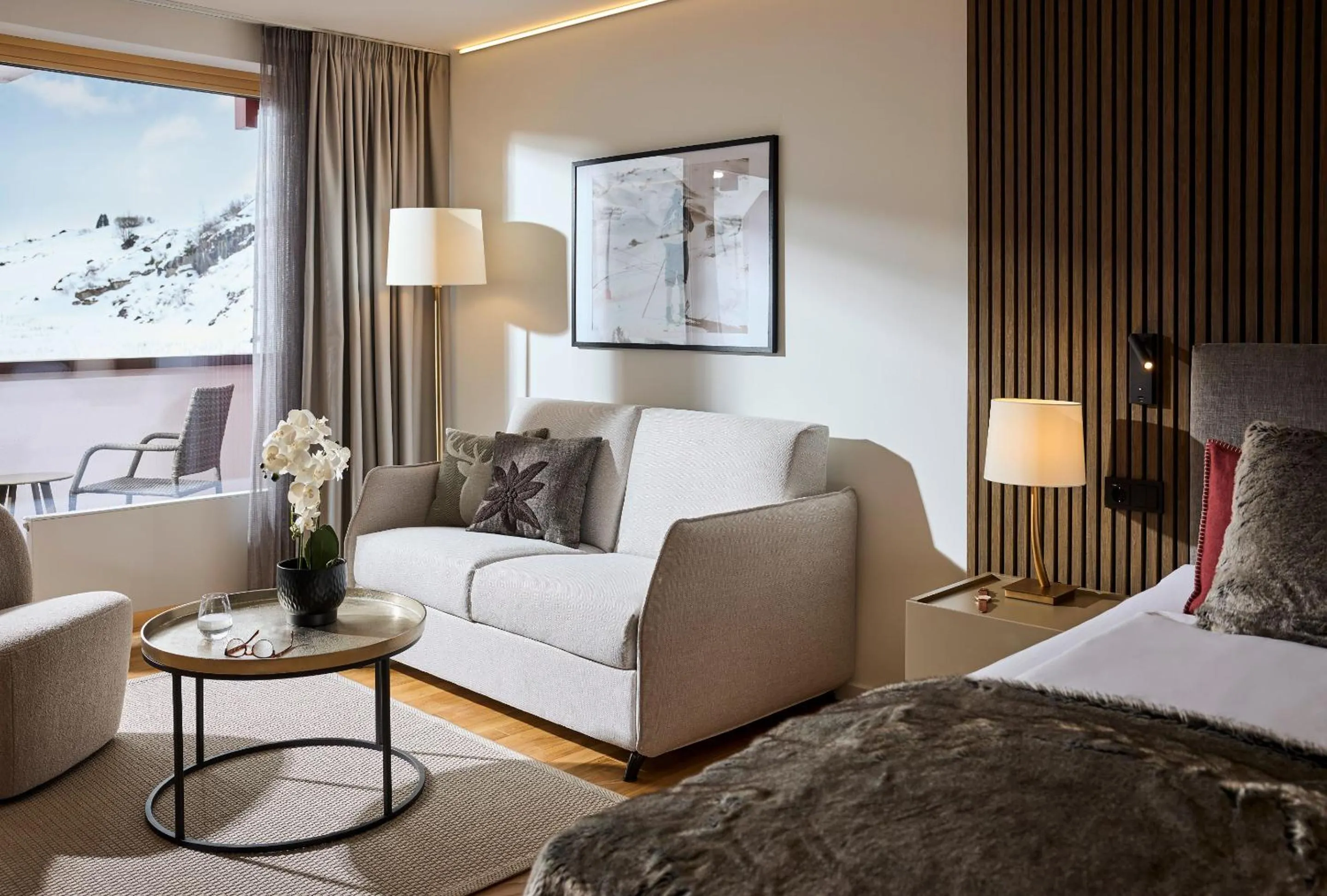 Bedroom, Bed in ROBINSON ALPENROSE Zürs