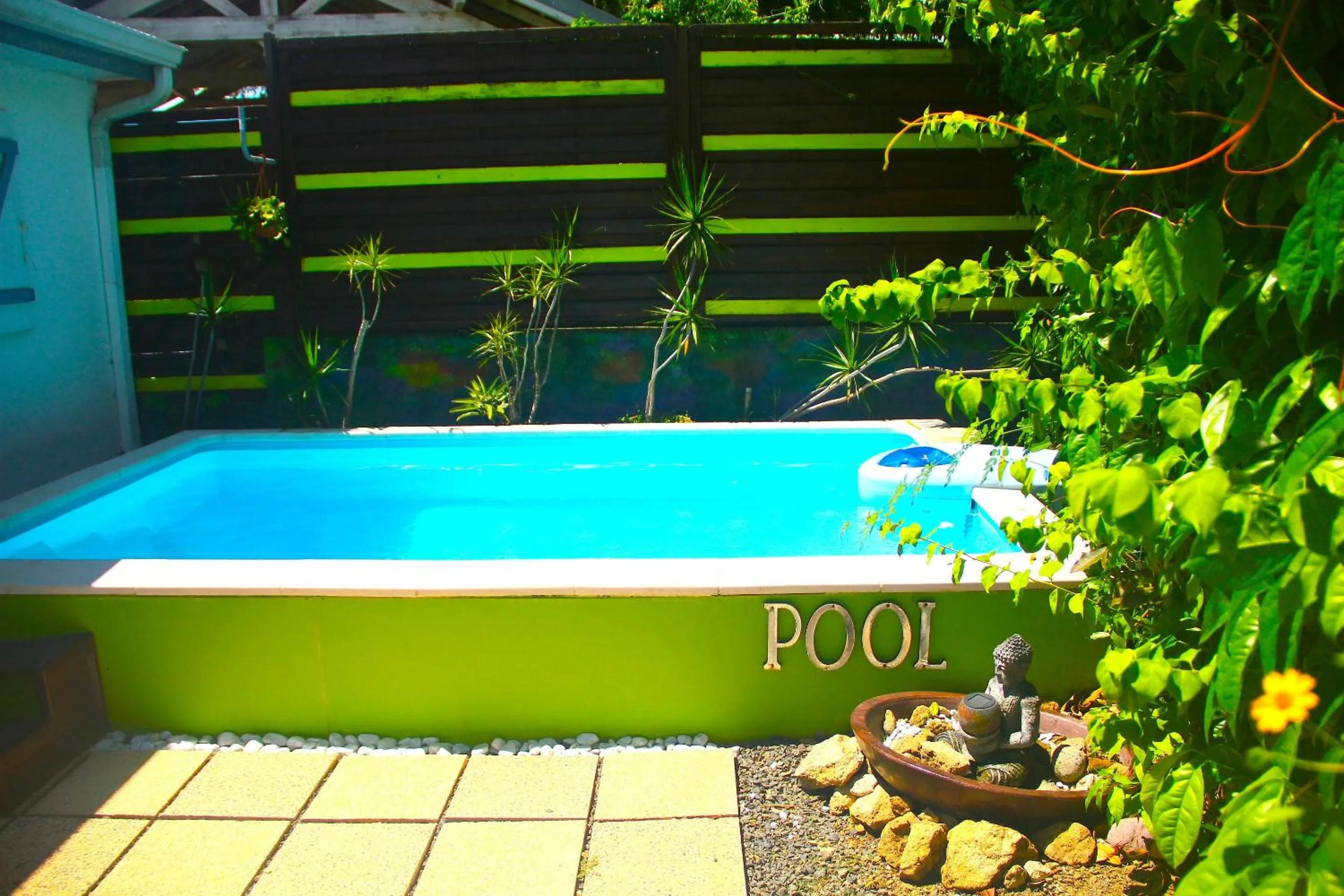 Pool view in Villa Eden Rock