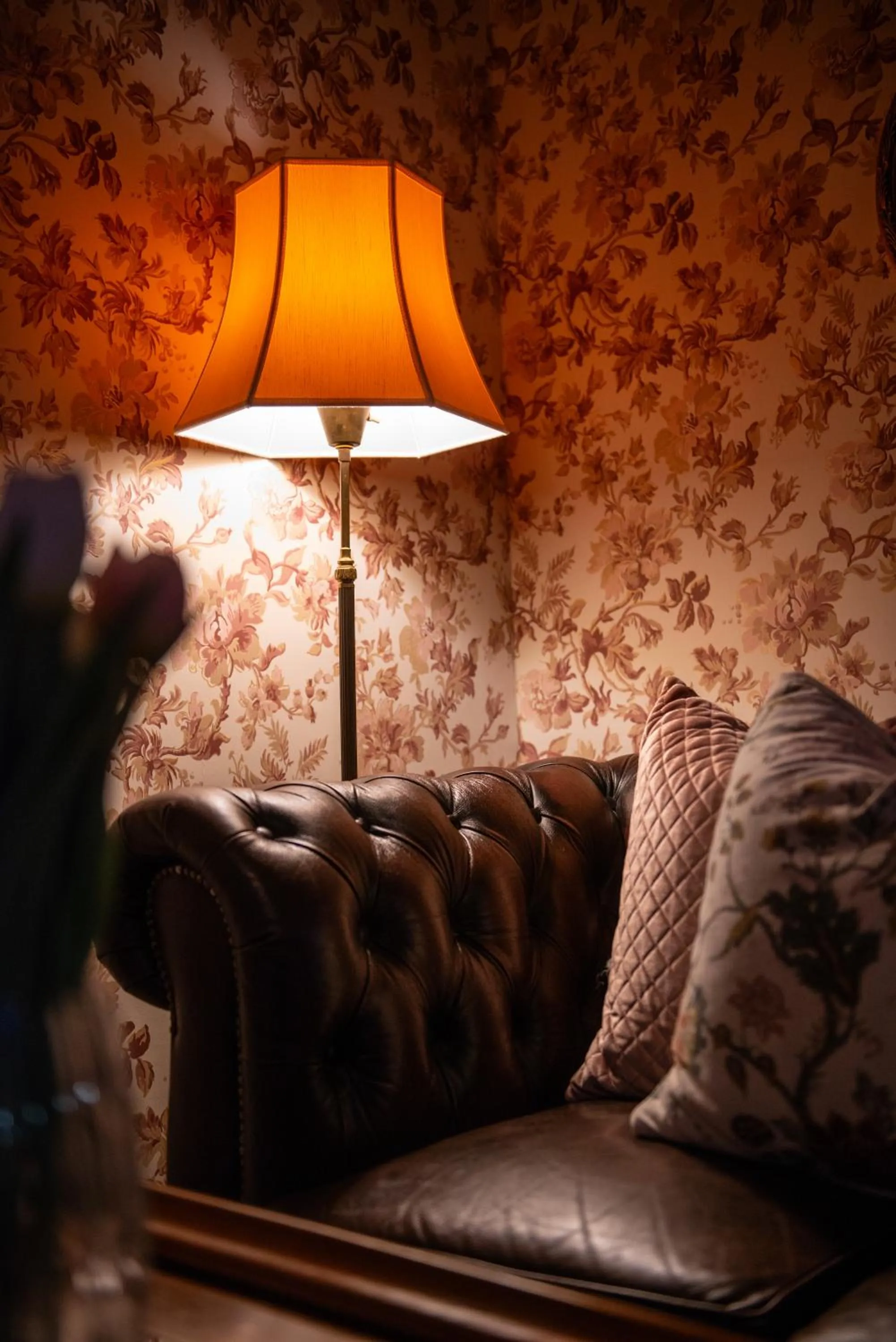 Seating area in Slottshotellet