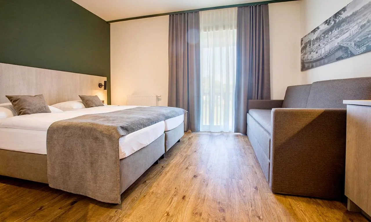 Bed in Hotel Das Essigmanngut