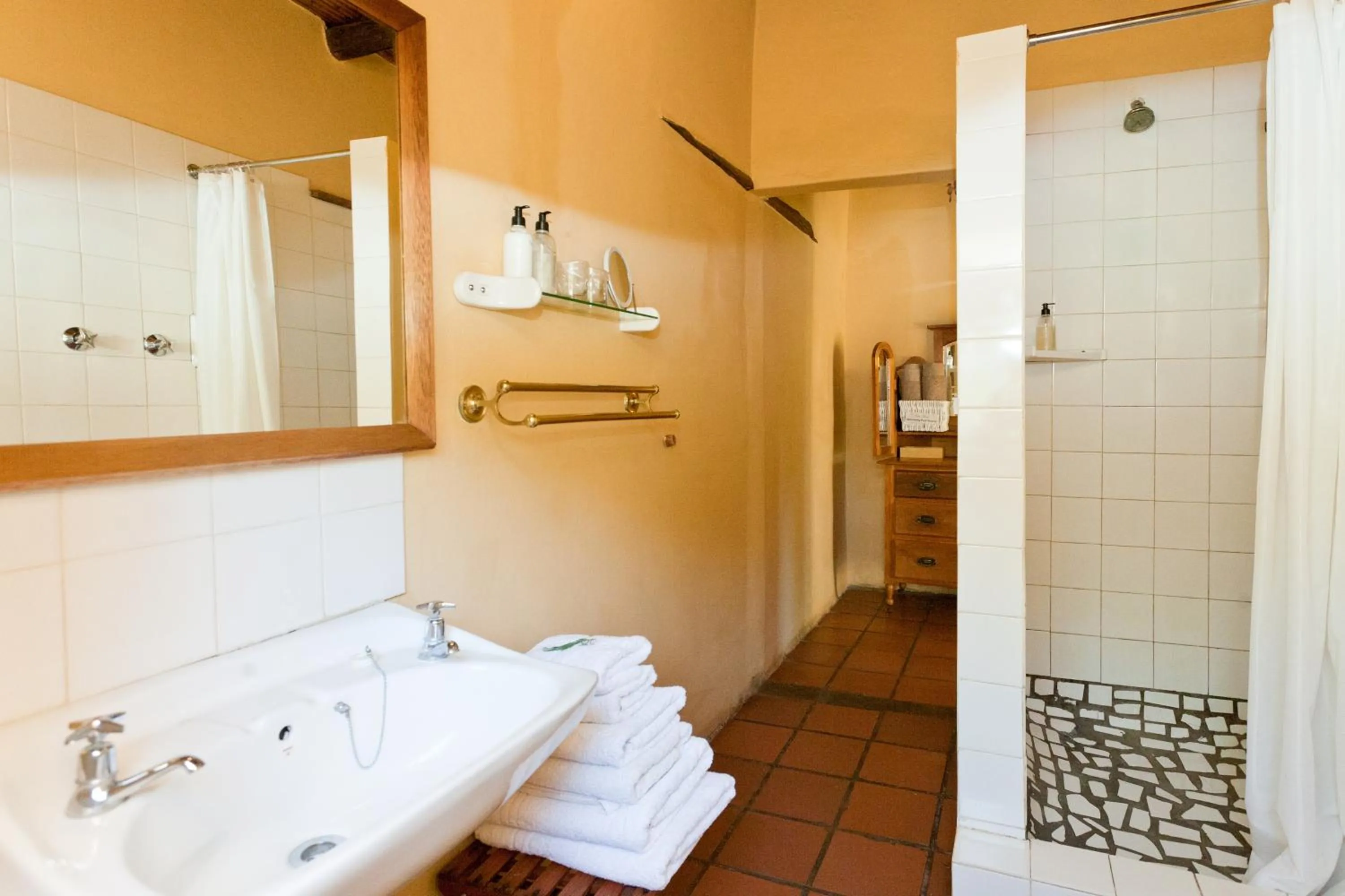 Bathroom in Oue Werf Country House