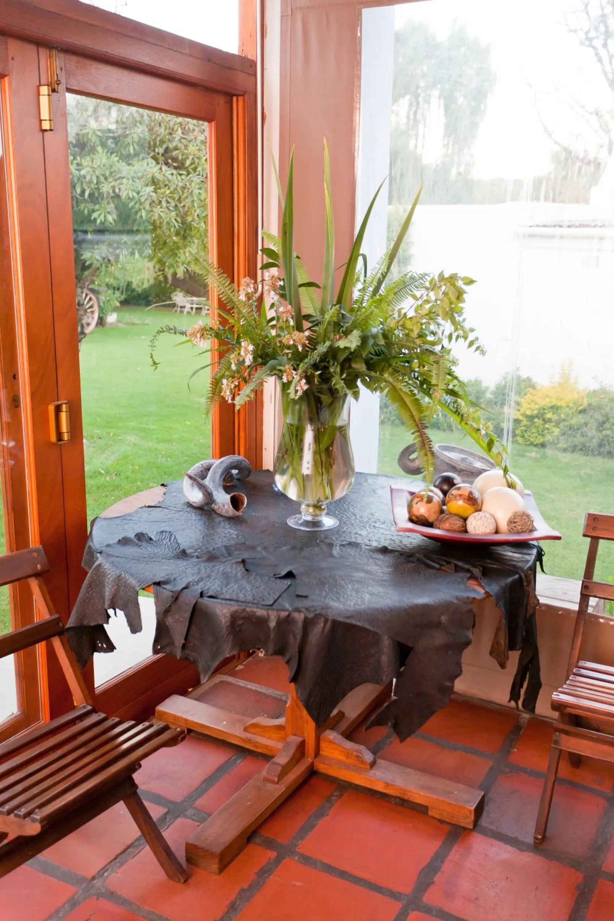 Patio in Oue Werf Country House