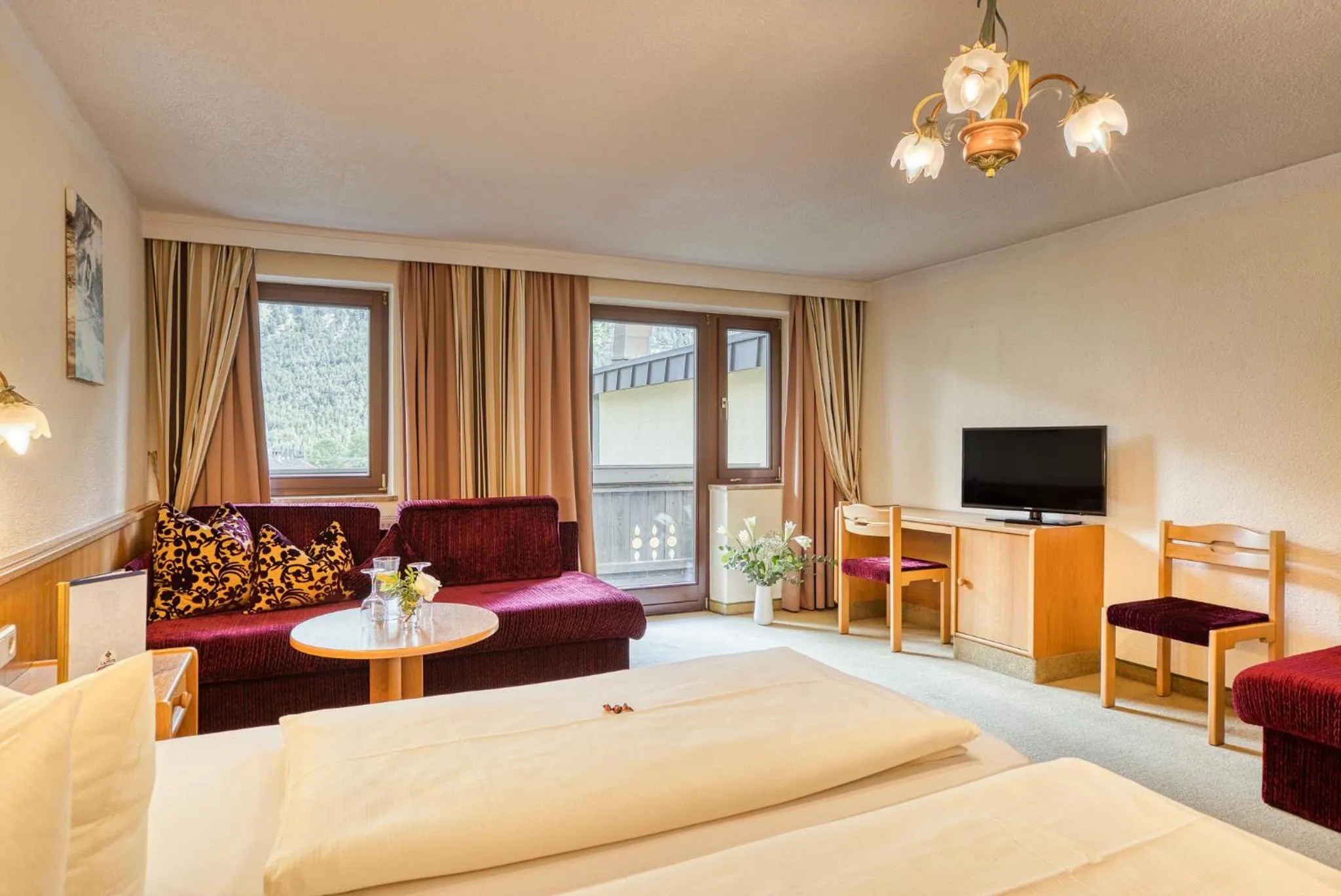 Bed in keyone rooms Tarrenz