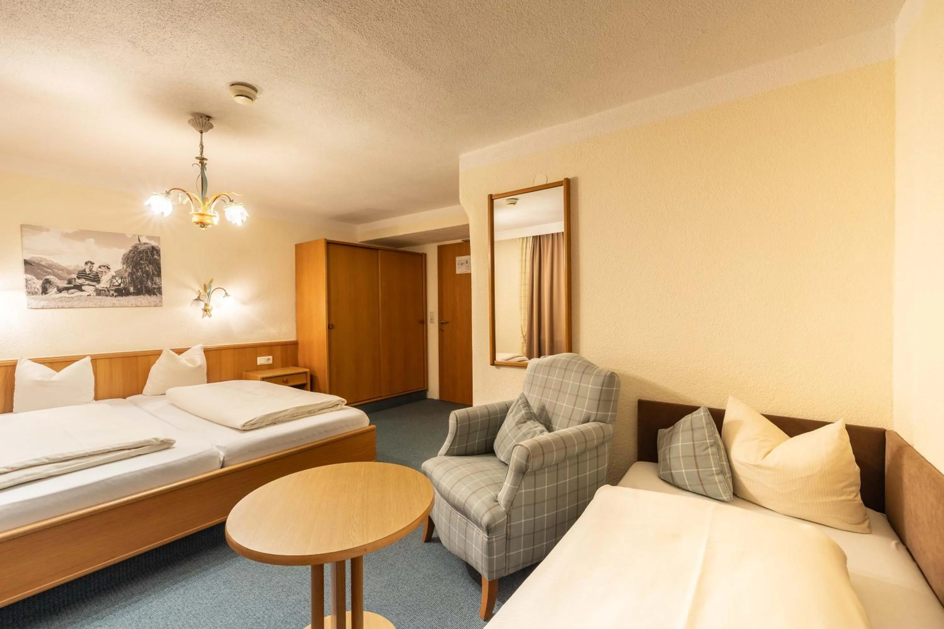 Bed in keyone rooms Tarrenz