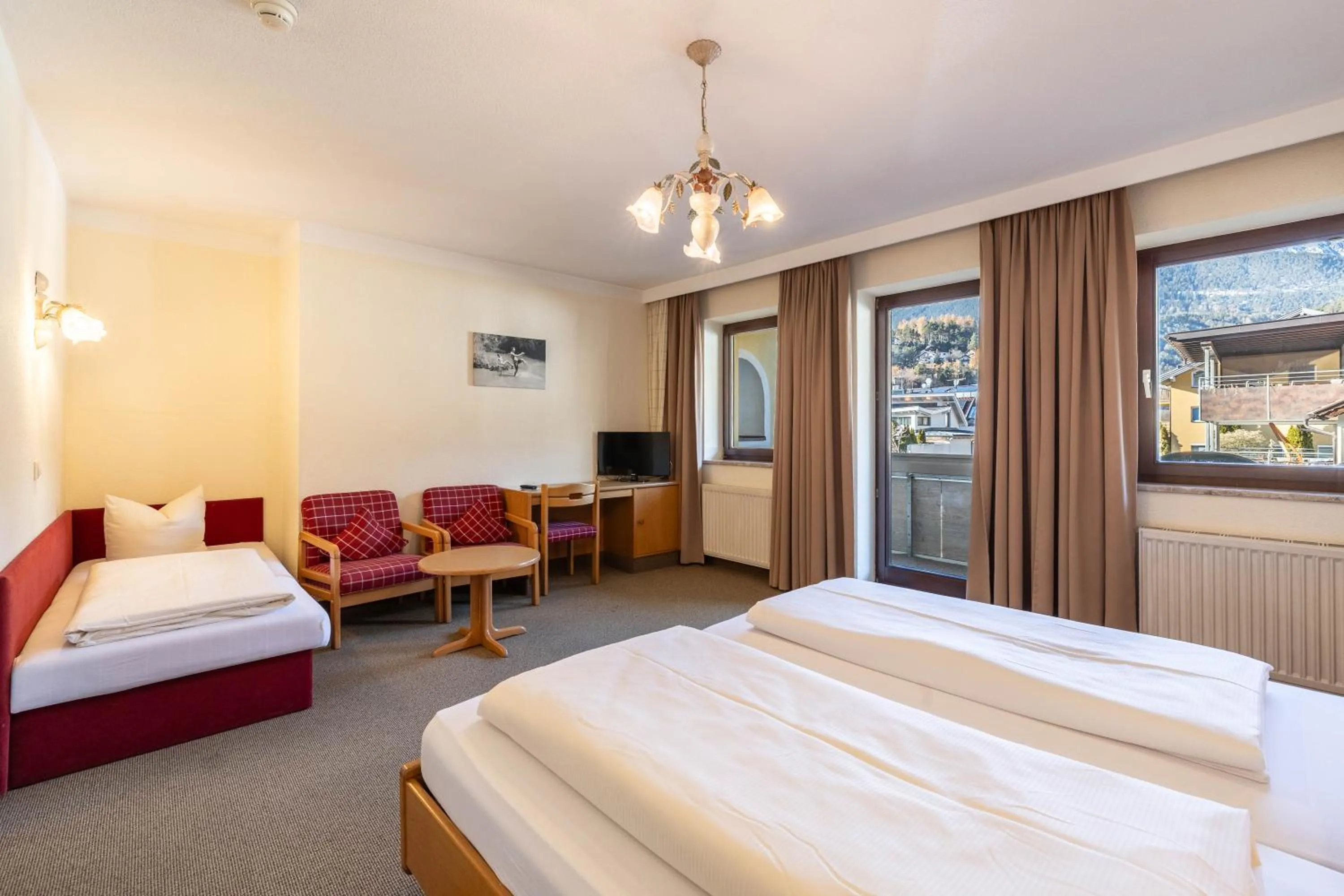 Bed in keyone rooms Tarrenz