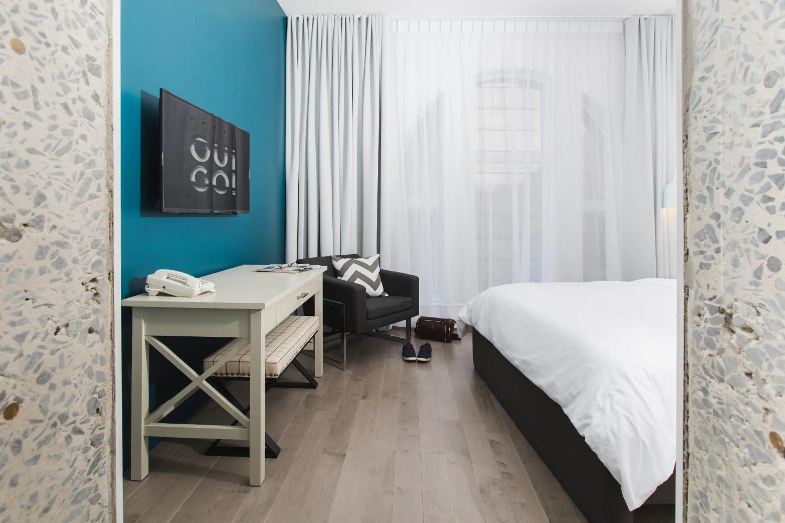 Decorative detail, Bed in Hotel Oui GO!