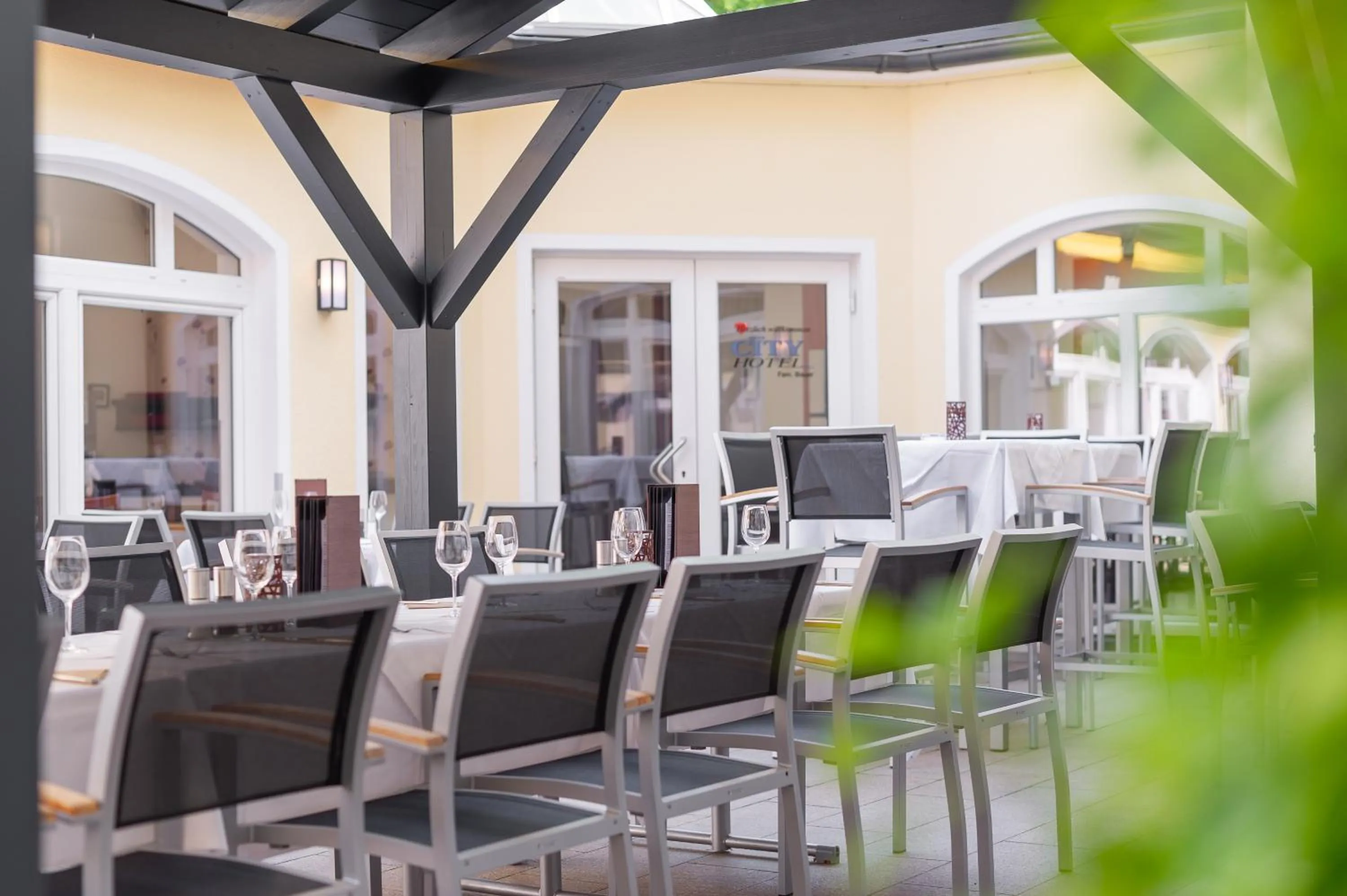 Balcony/Terrace in City Hotel Stockerau