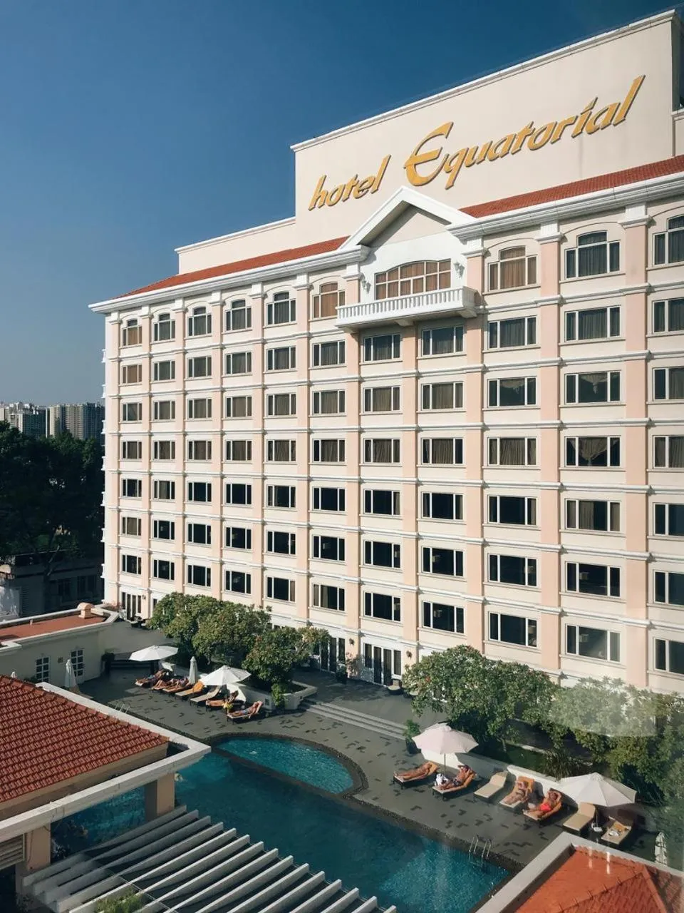 Property building in Equatorial Ho Chi Minh City