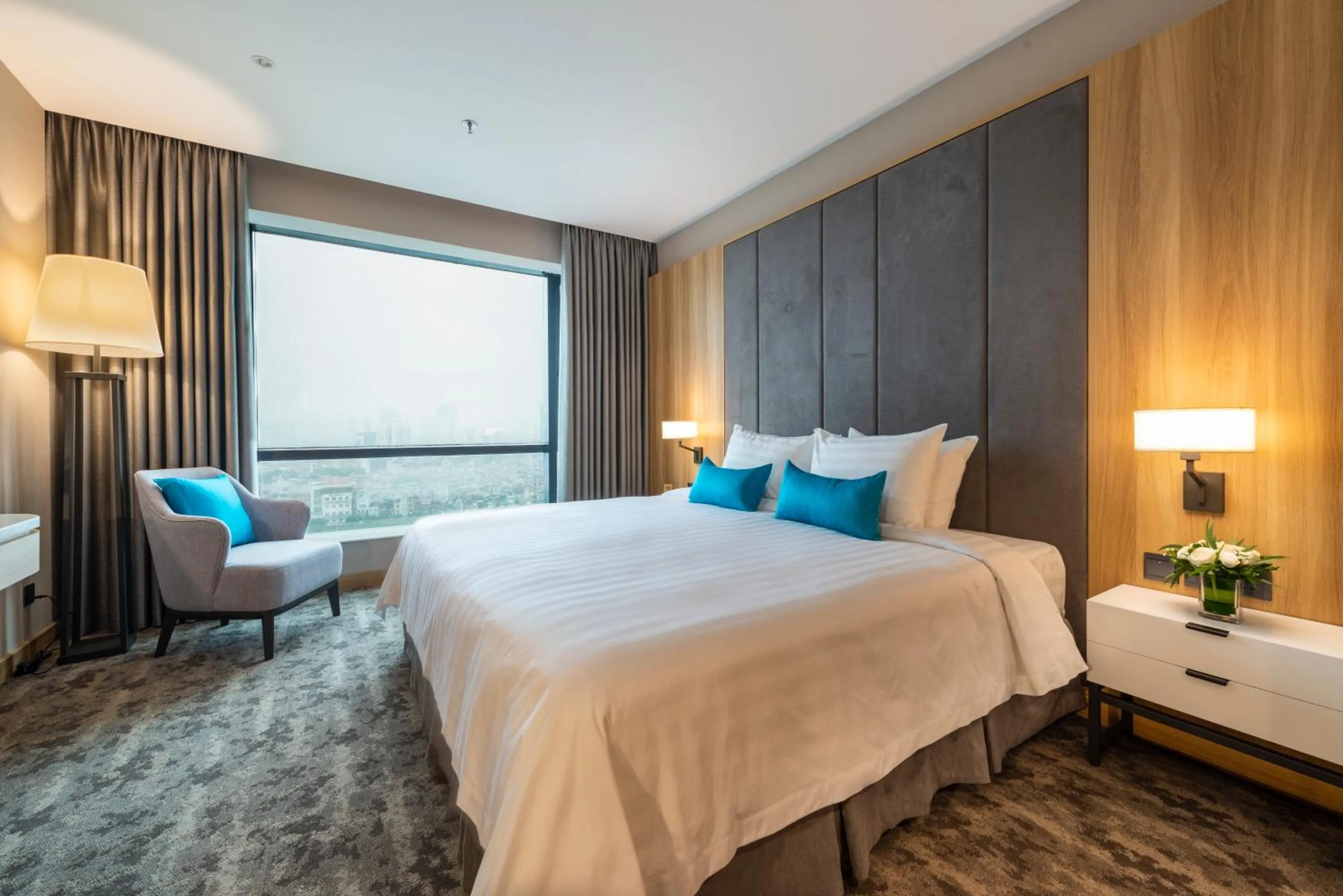 Bedroom, Bed in Hanoi Hotel