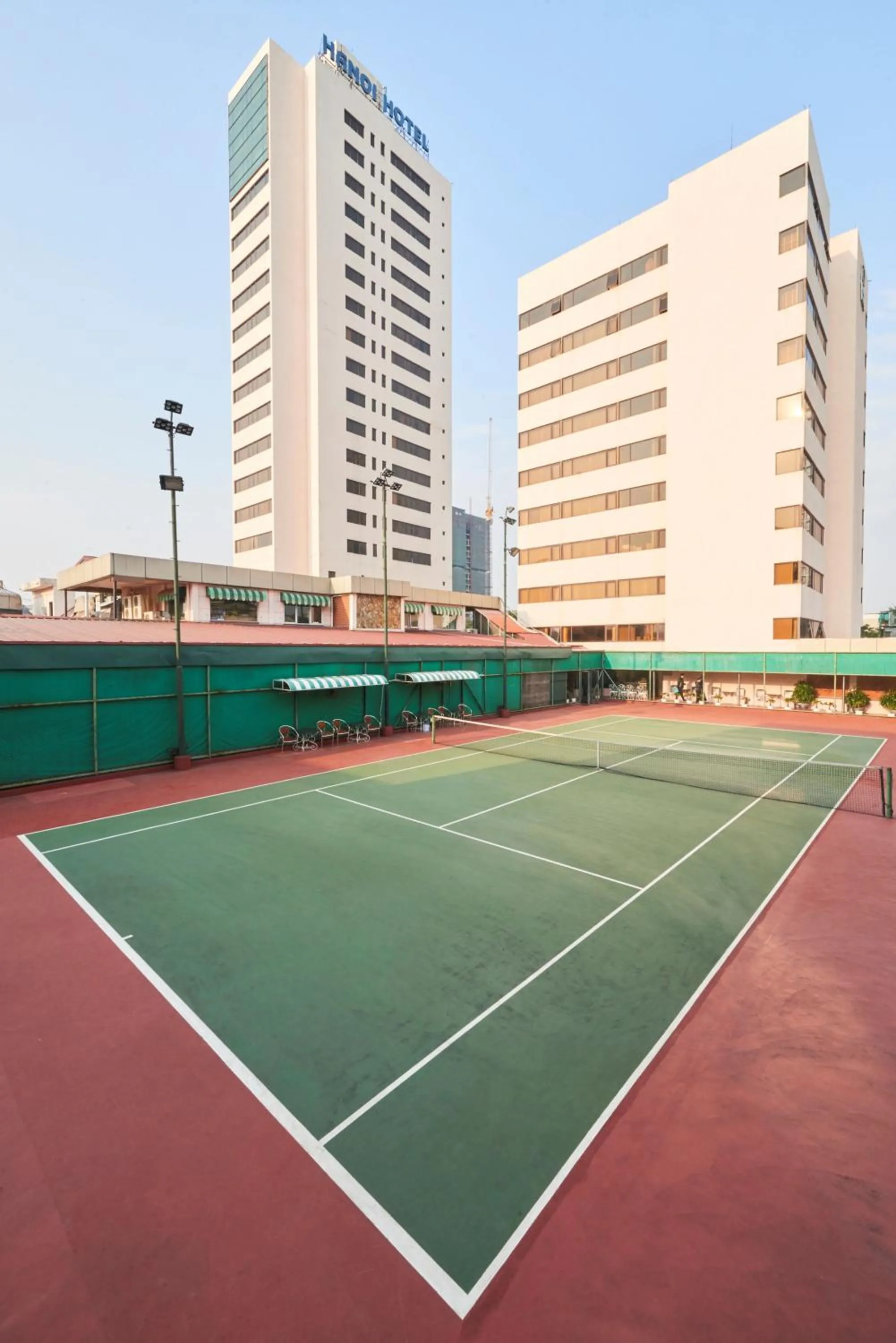 Tennis court in Hanoi Hotel