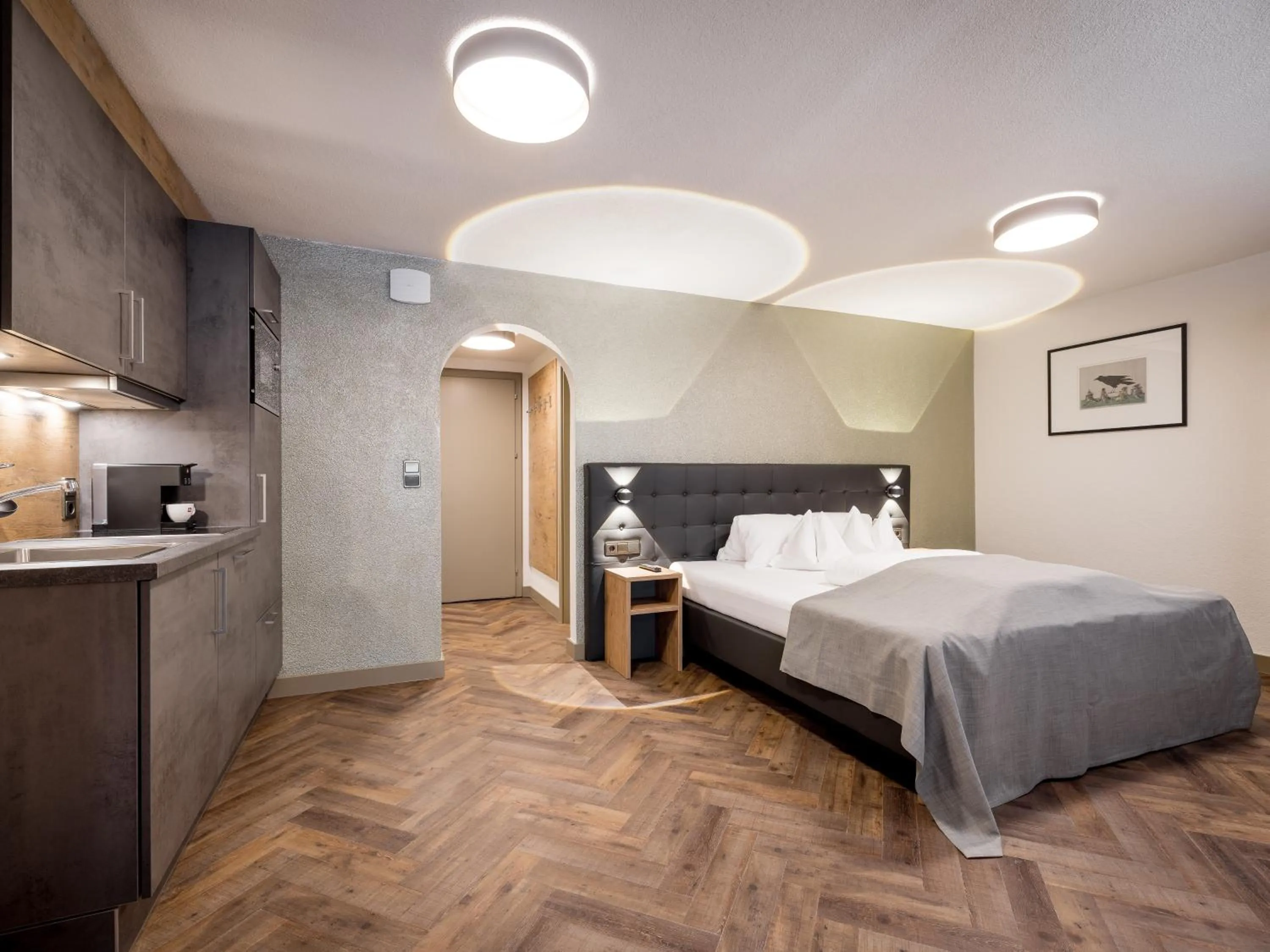 Bed in Regina Hotelsuites