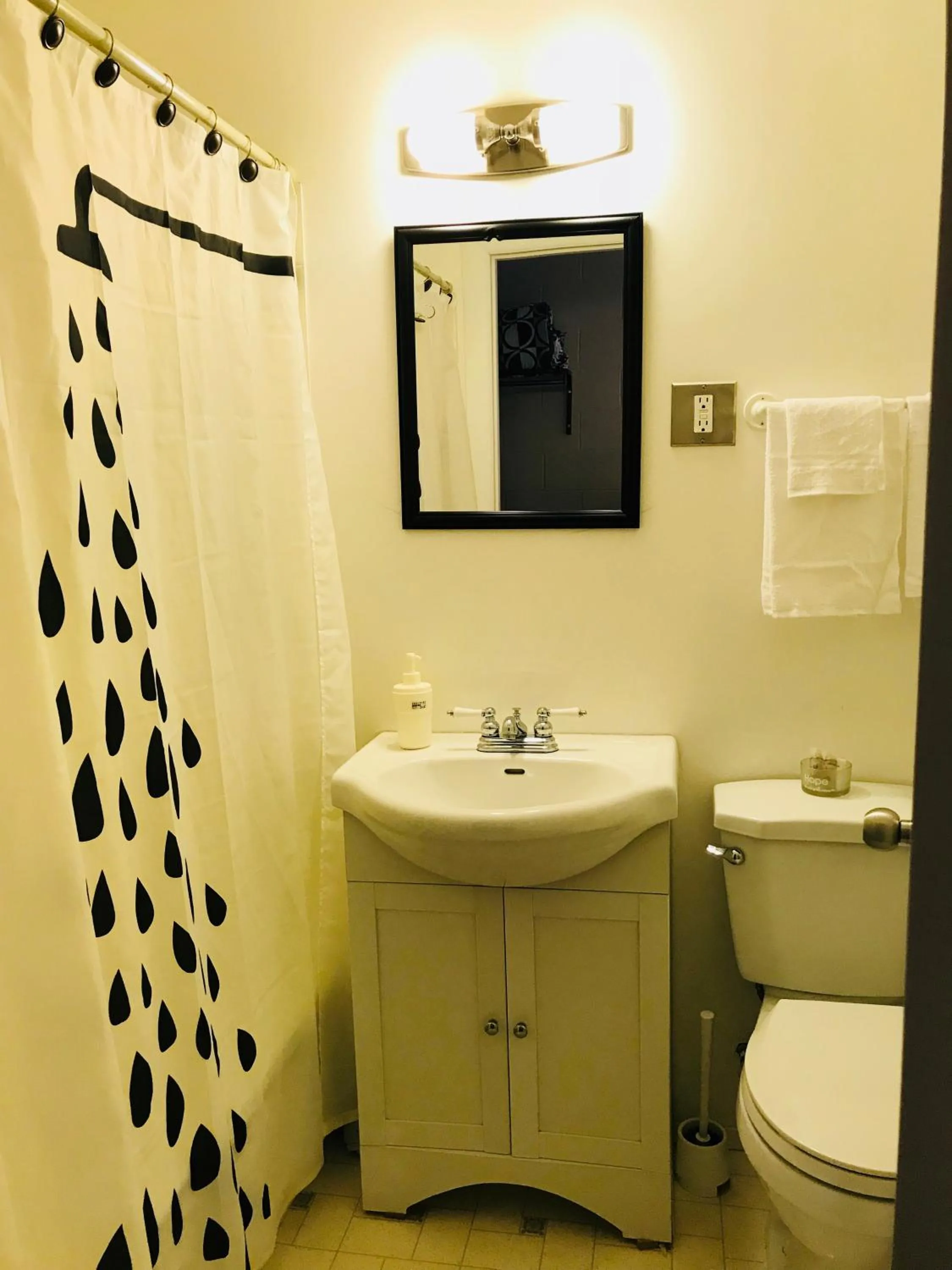 Bathroom in Manitou Motor Inn