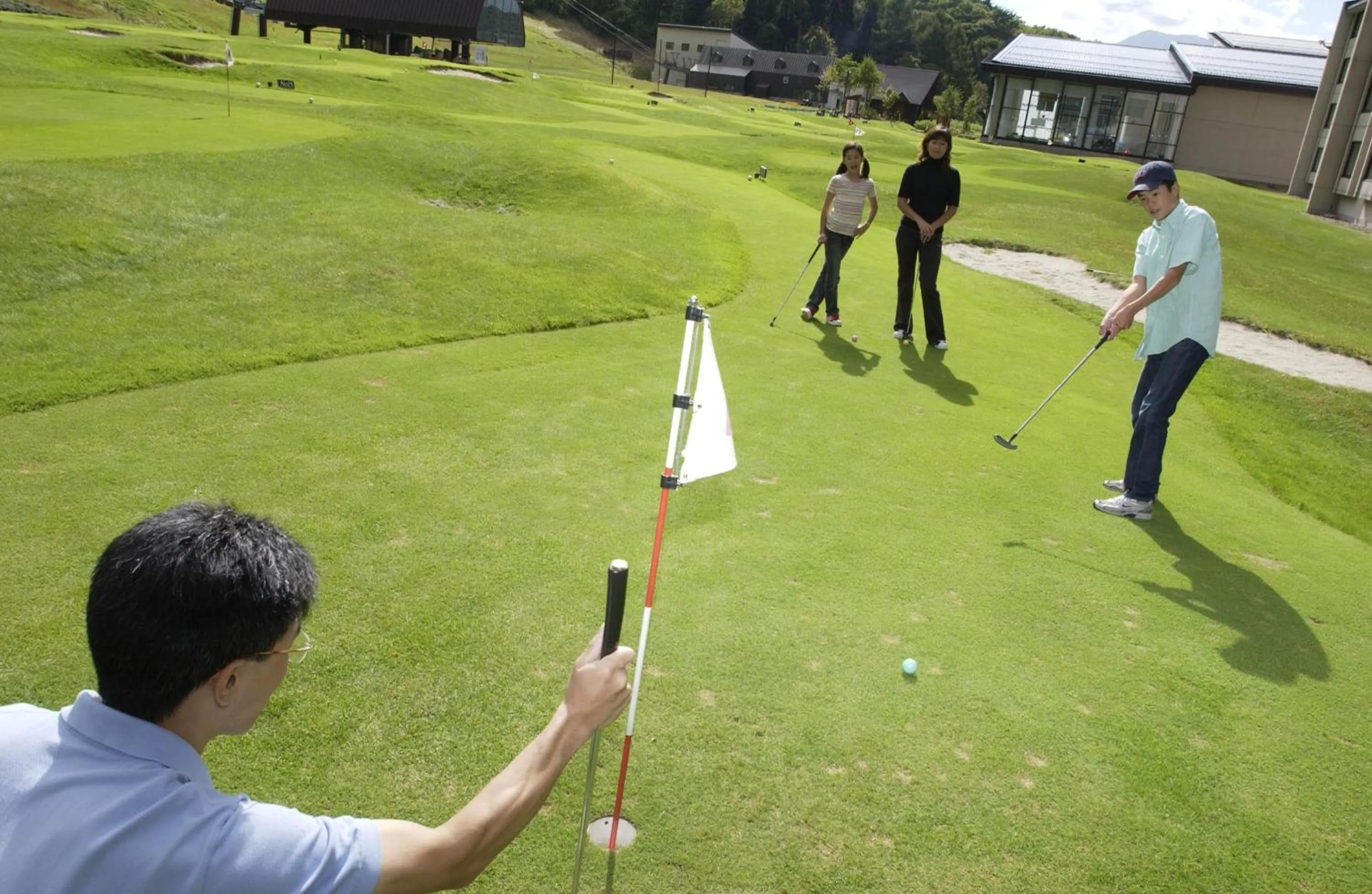 Golfcourse in Hotel Tangram