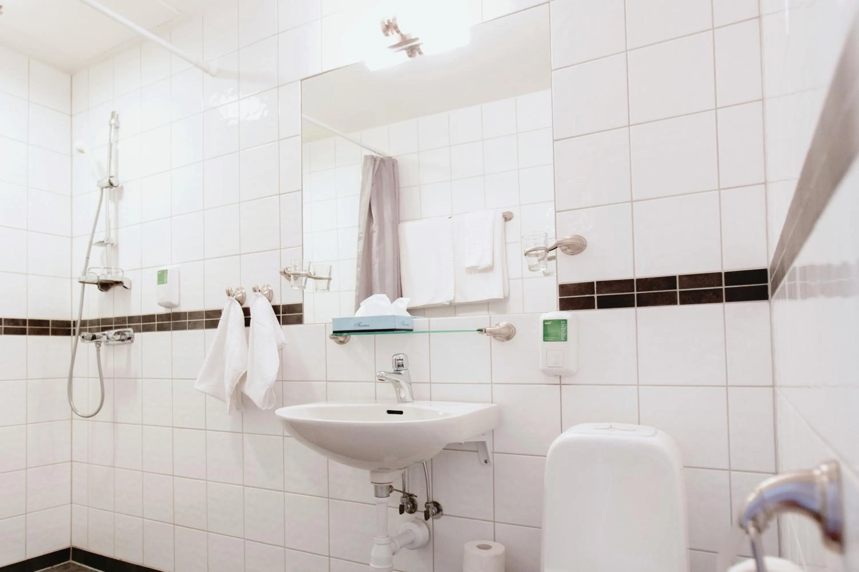 Shower in Eksjö Stadshotell