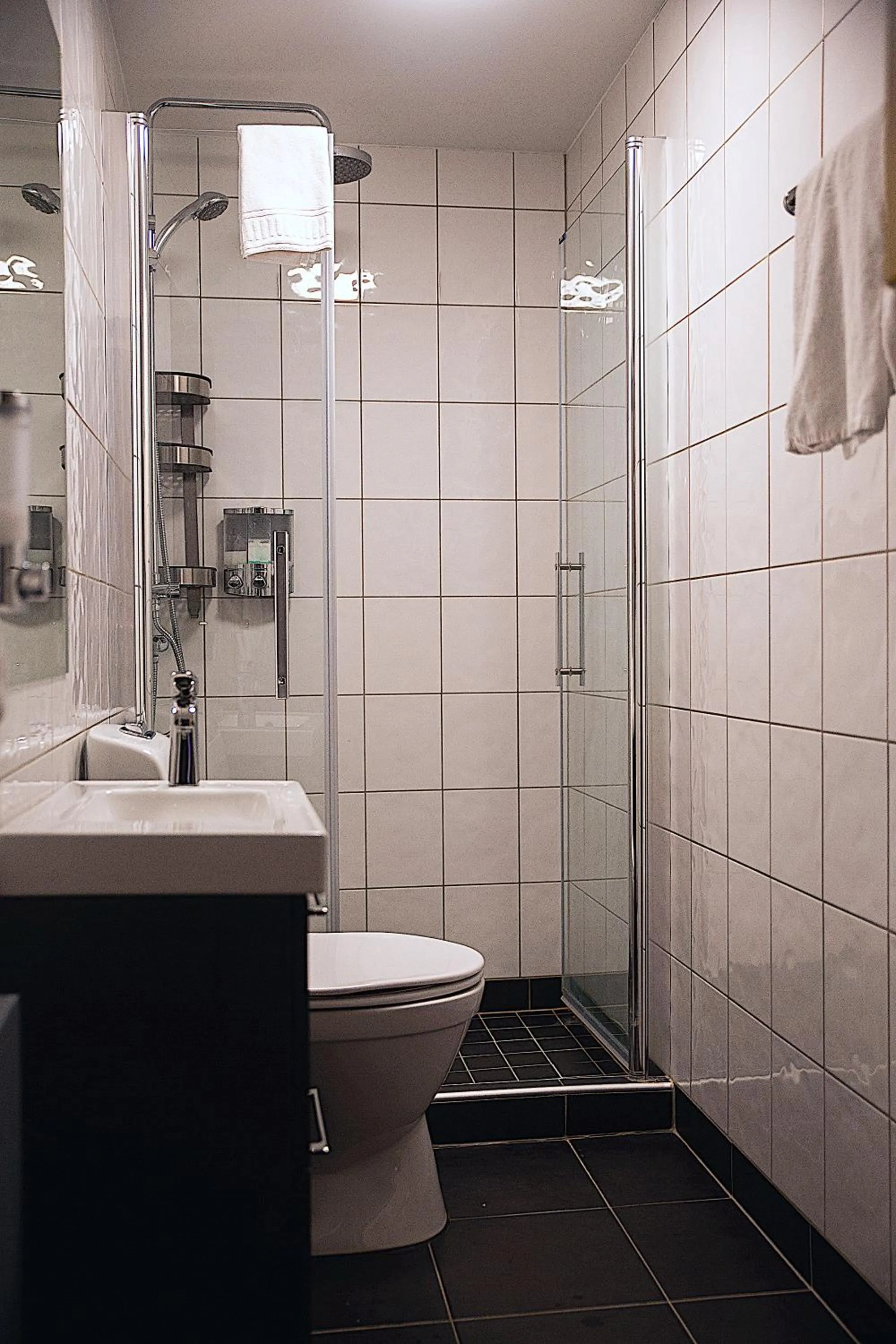 Shower in Eksjö Stadshotell