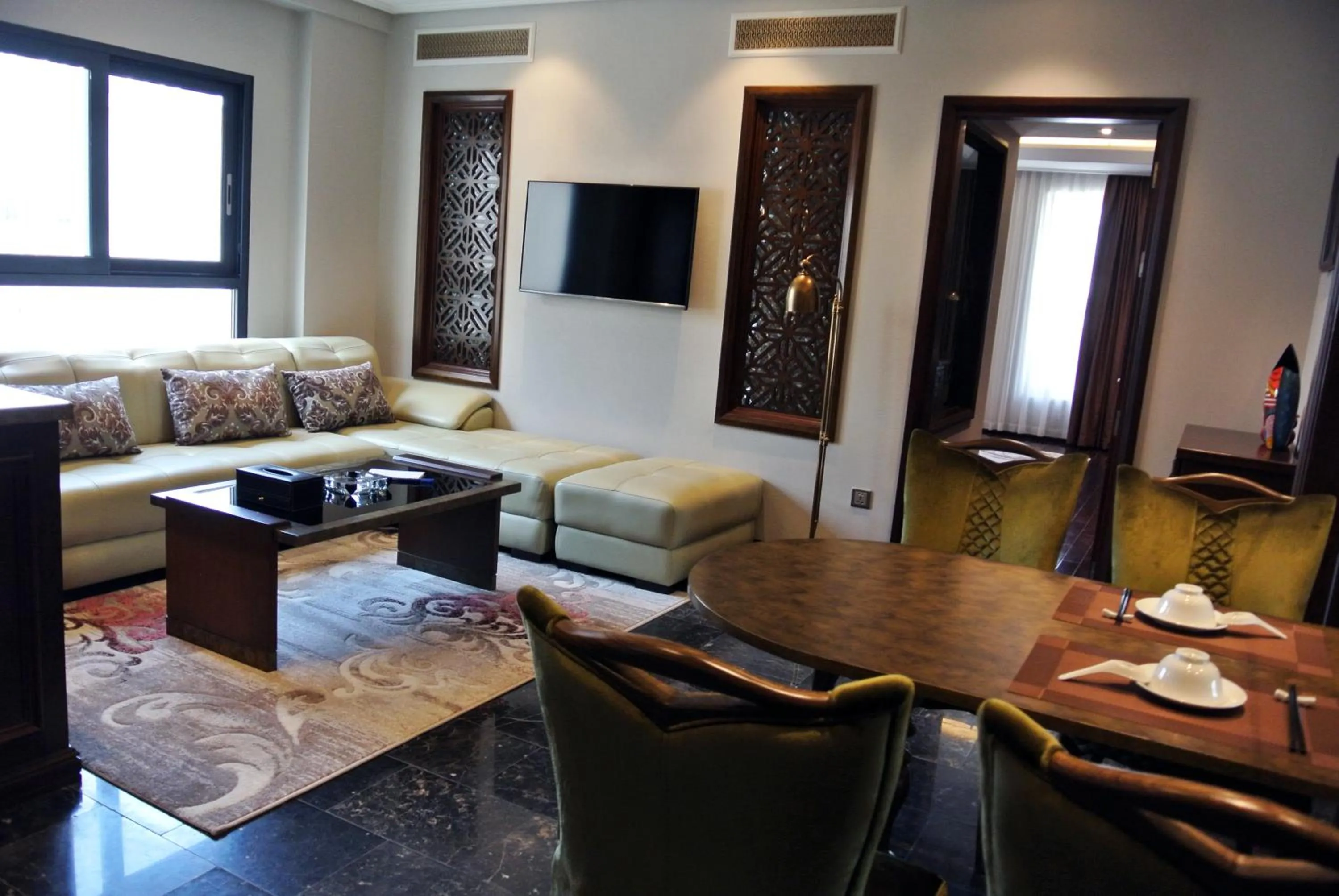 Living room in JB Serviced Apartment