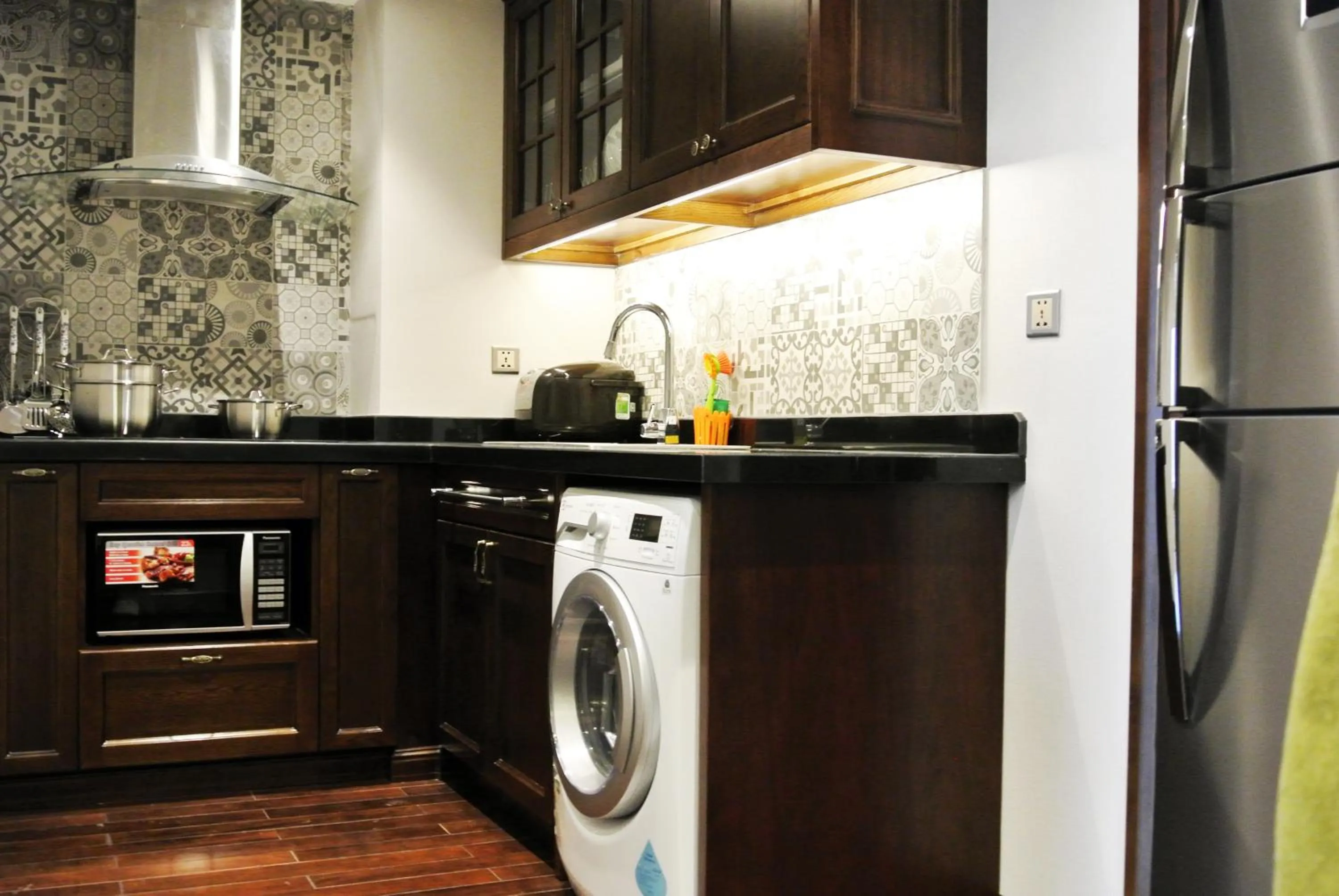 Kitchen or kitchenette in JB Serviced Apartment